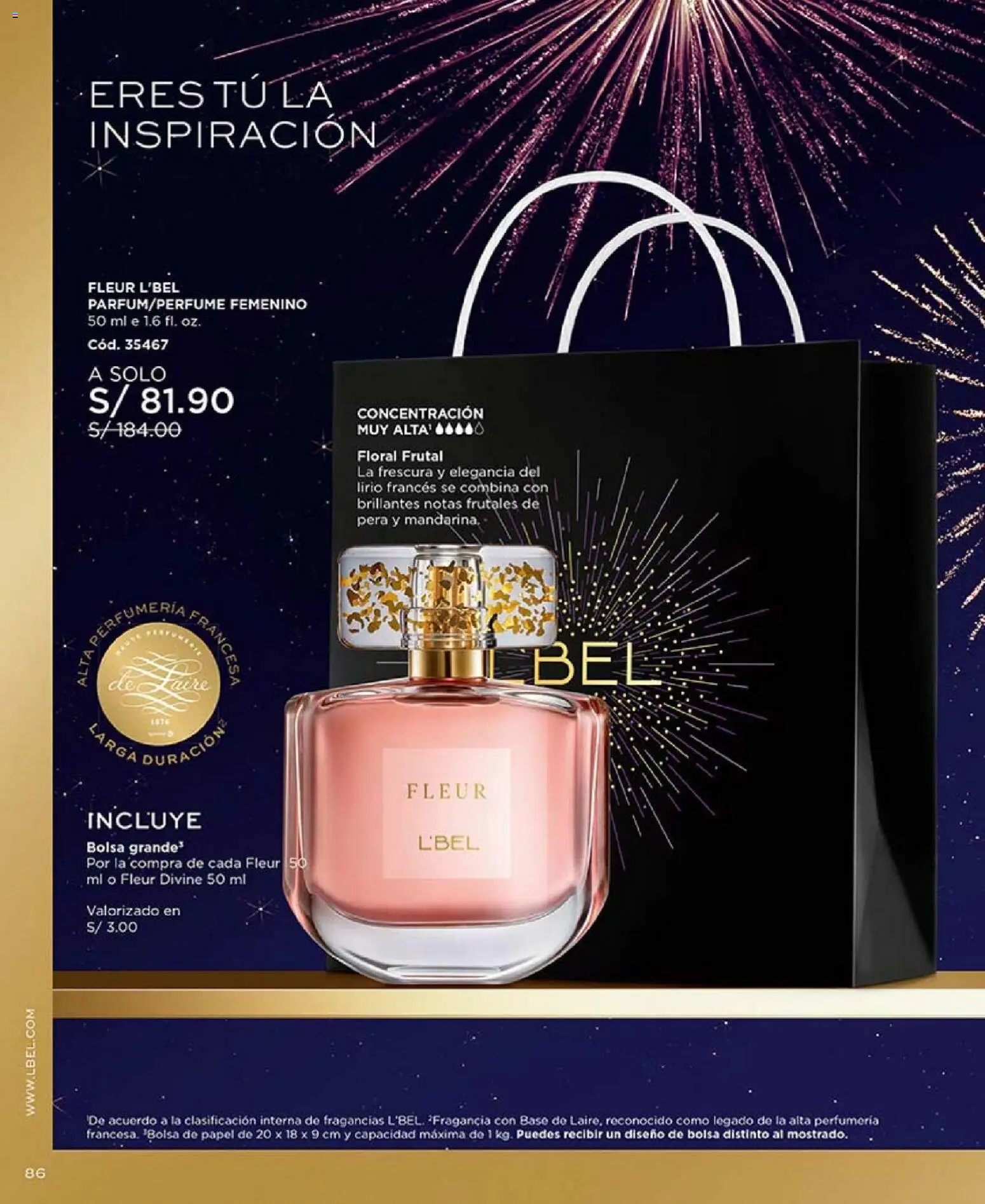 Catálogo L'Bel válido desde 18.12.2025 | Página: 86 | Productos: Bolsa, Fragancia