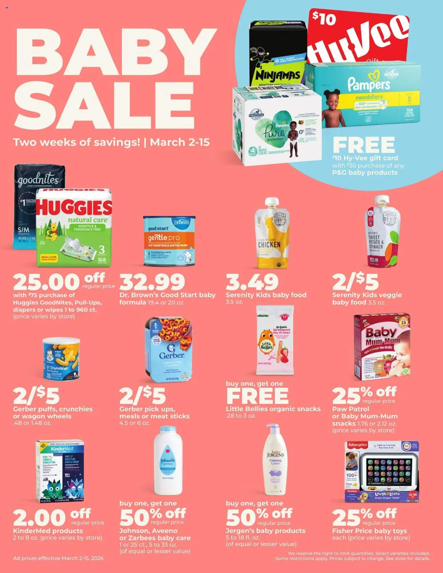 HyVee Weekly Ad - valid from 02.03.2026 | Page: 34 | Products: Spinach, Fragrance, Pumpkin, Tablet