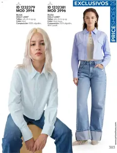 Vista previa de Price Shoes catálogo Exclusivos 2025, nuevo folleto de la tienda, válido en México a partir del 19.10.2025 | Página: 381 | Productos: Blusa