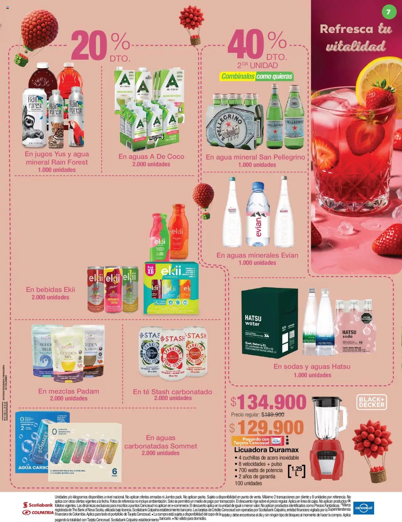 Jumbo revista - valida desde el 14.08.2025 | Página: 7 | Productos: Fresa, Sobre, Licuadora, Coco