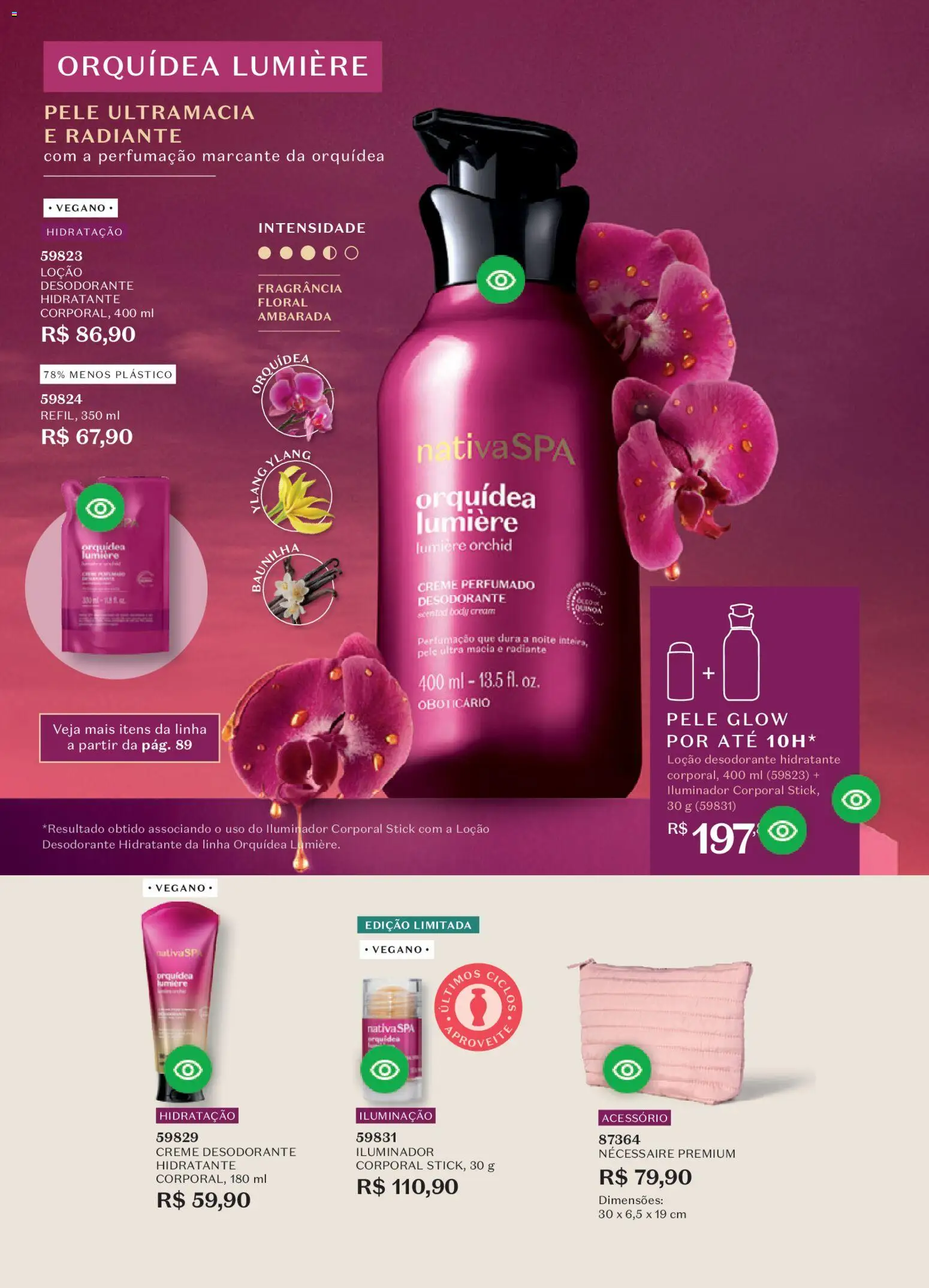 O Boticário Folheto - válido de 02.03.2026 | Página: 92 | Produtos: Fragrância, Creme, Iluminador, Body