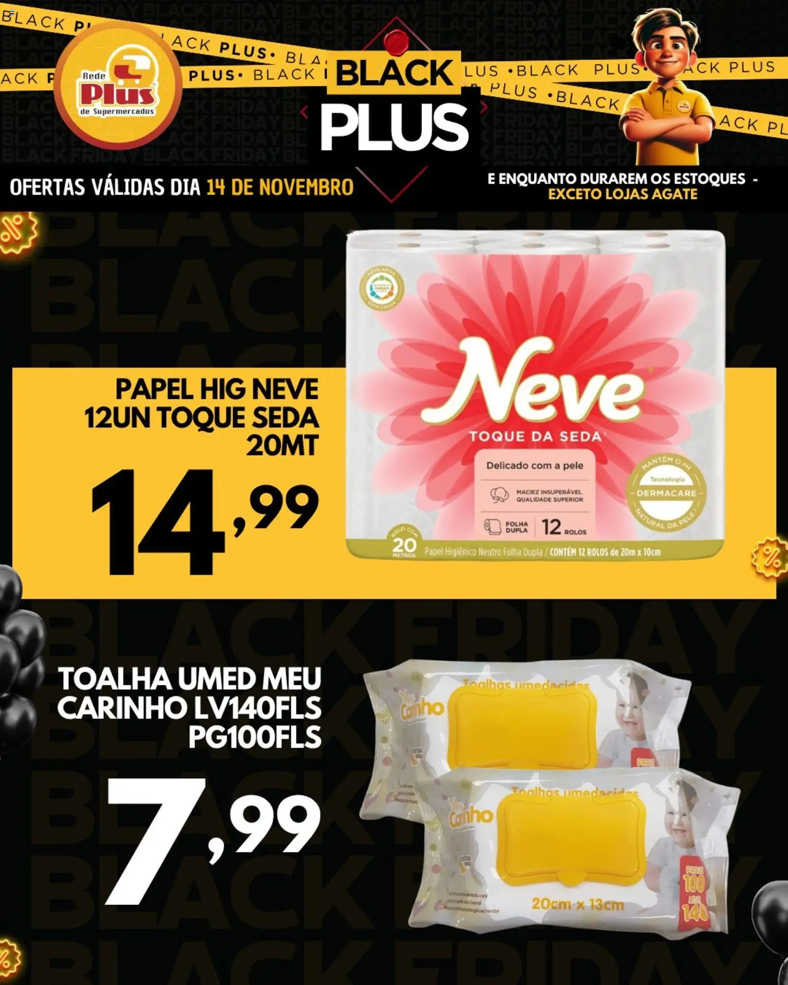 Rede Plus Supermercados Folheto - válido de 14.11.2025 | Página: 5 | Produtos: Papel higiênico