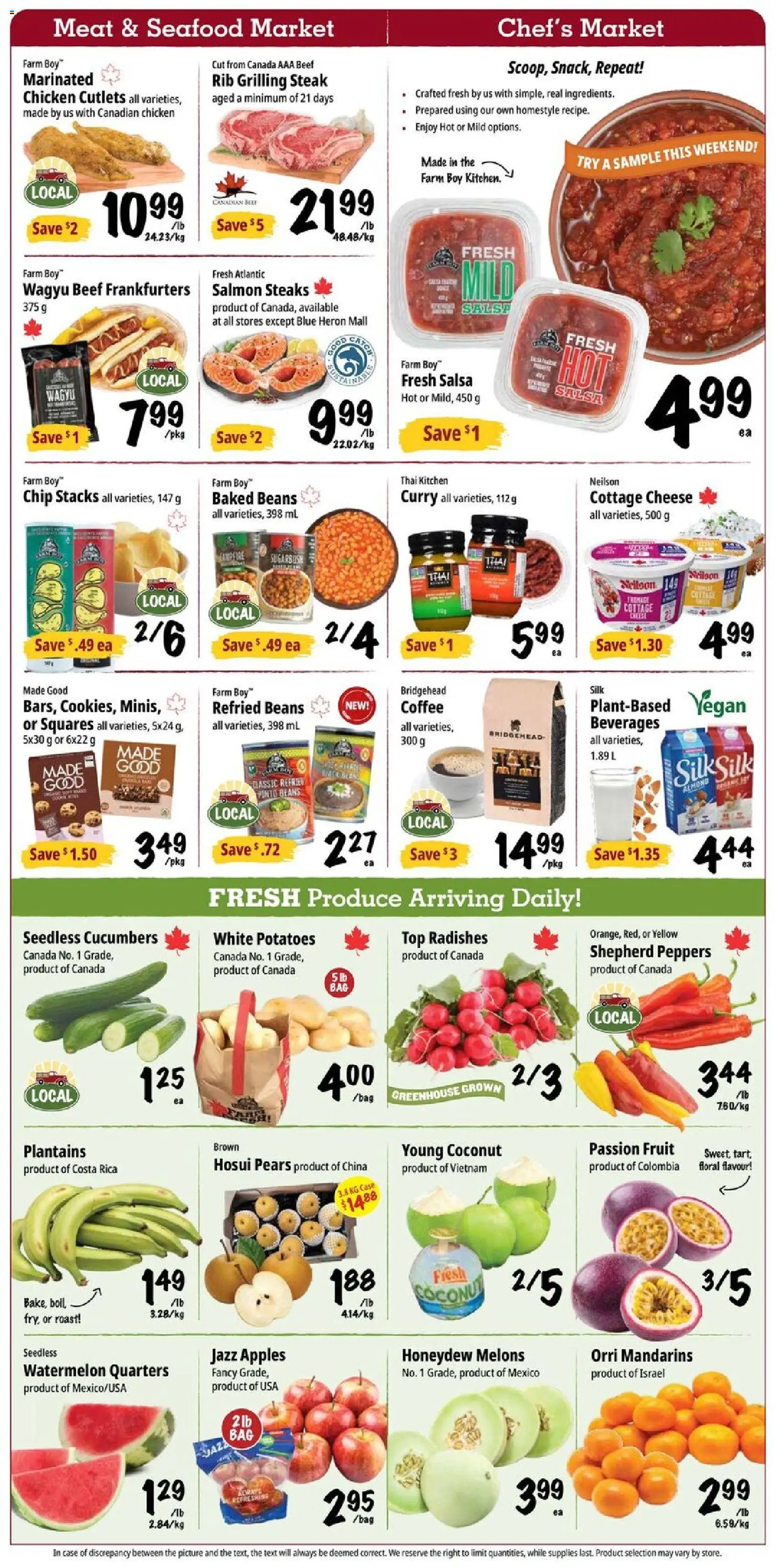 Farm Boy flyer valid from 30.04.2026 | Page: 2 | Products: Cottage cheese, Cucumbers, Cheese, Chicken