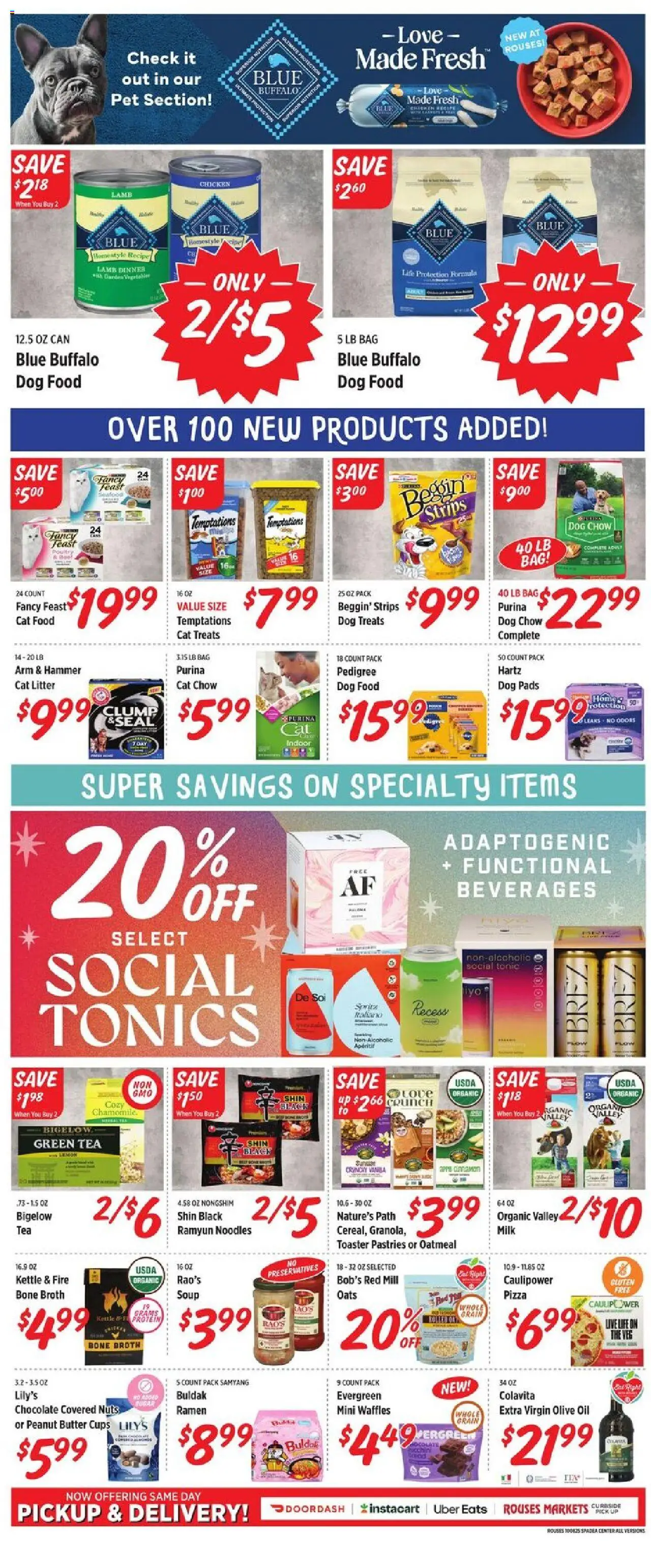 Rouses Weekly Ad - MS - valid from 08.10.2025 | Page: 3 | Products: Plow, Cat Food, Cat Litter, Poultry