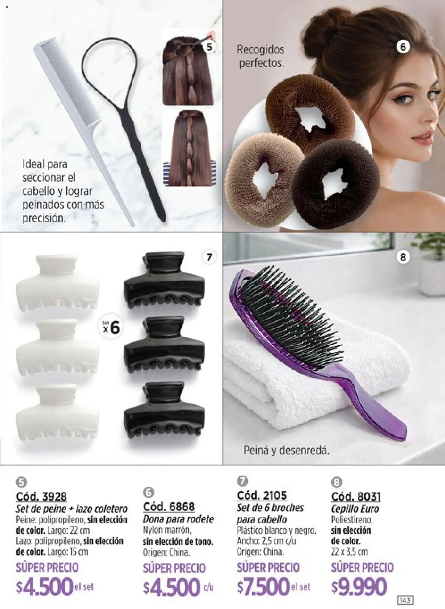 Amodil - Campaña 8 │ válido desde el 08.04.2026 | Página: 143 | Productos: Peine, Cepillo