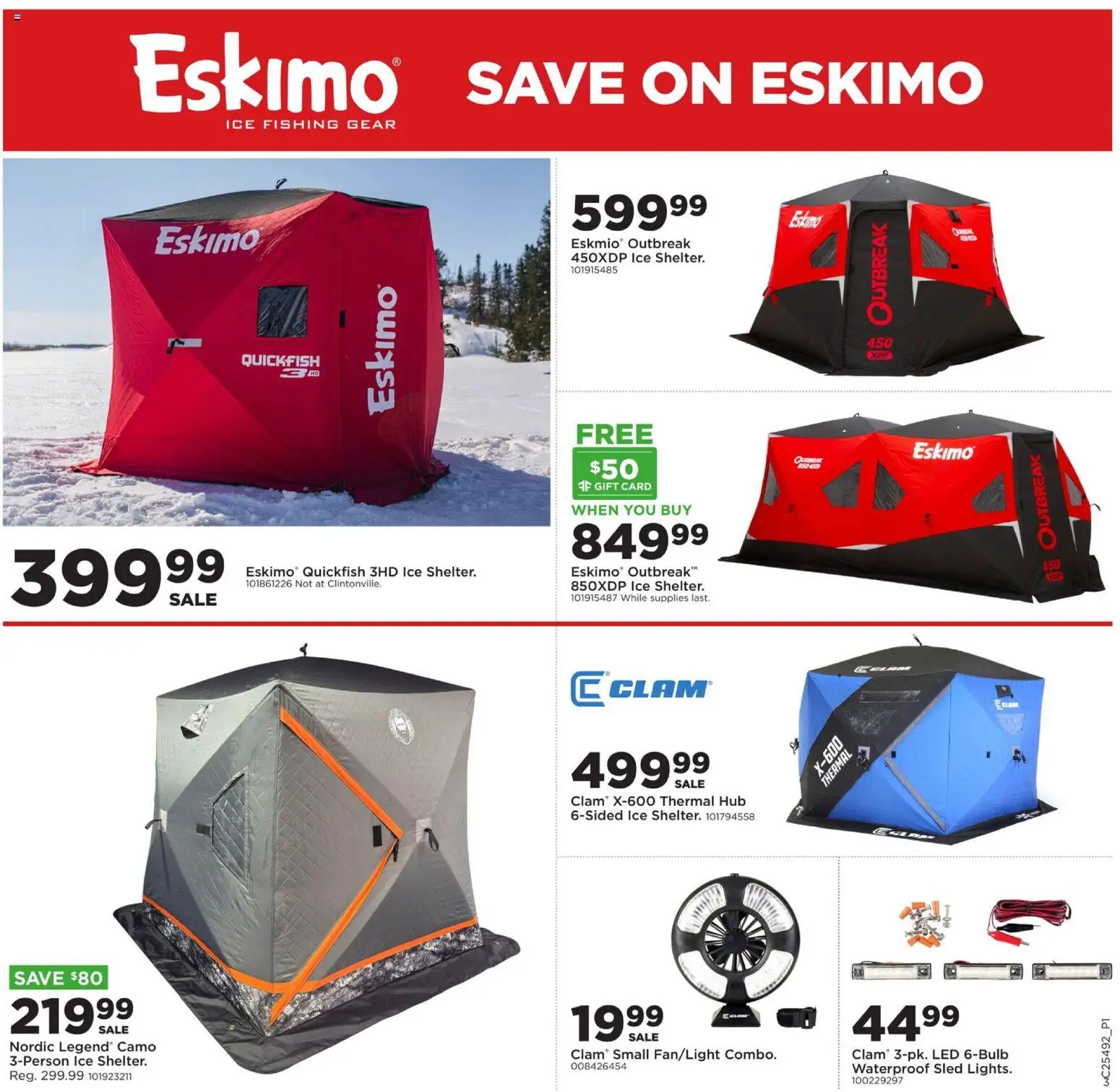 Mills Fleet Farm Ice Fishing - valid from 04.12.2025 | Page: 3 | Products: Hub