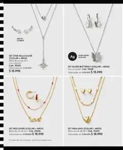 Catálogo Ésika Campaña 16 válido desde el 24.09.2025 | Página: 92 | Productos: Baño, Collar, Aros
