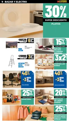 Vista previa Diarco ofertas válido desde el 05.01.2026 | Página: 9 | Productos: Silla, Caja, Lámpara, Ropa interior