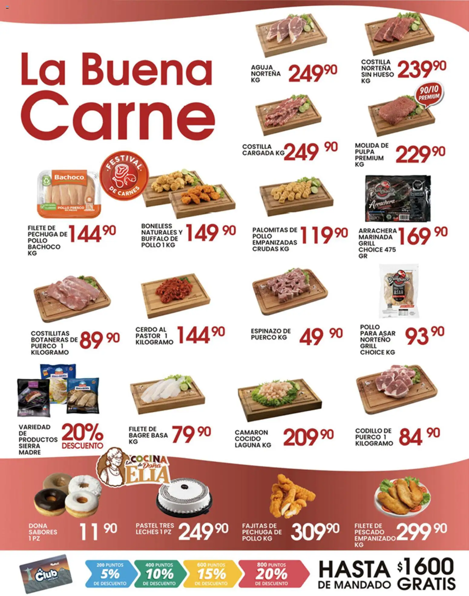 Nuevas ofertas de Alsuper válidas en toda la República Mexicana desde el 24.04.2026. ¡Encuentra las mejores ofertas en Alsuper folleto Laguna! | Página: 2 | Productos: Pollo, Pastel, Cerdo, Cocina