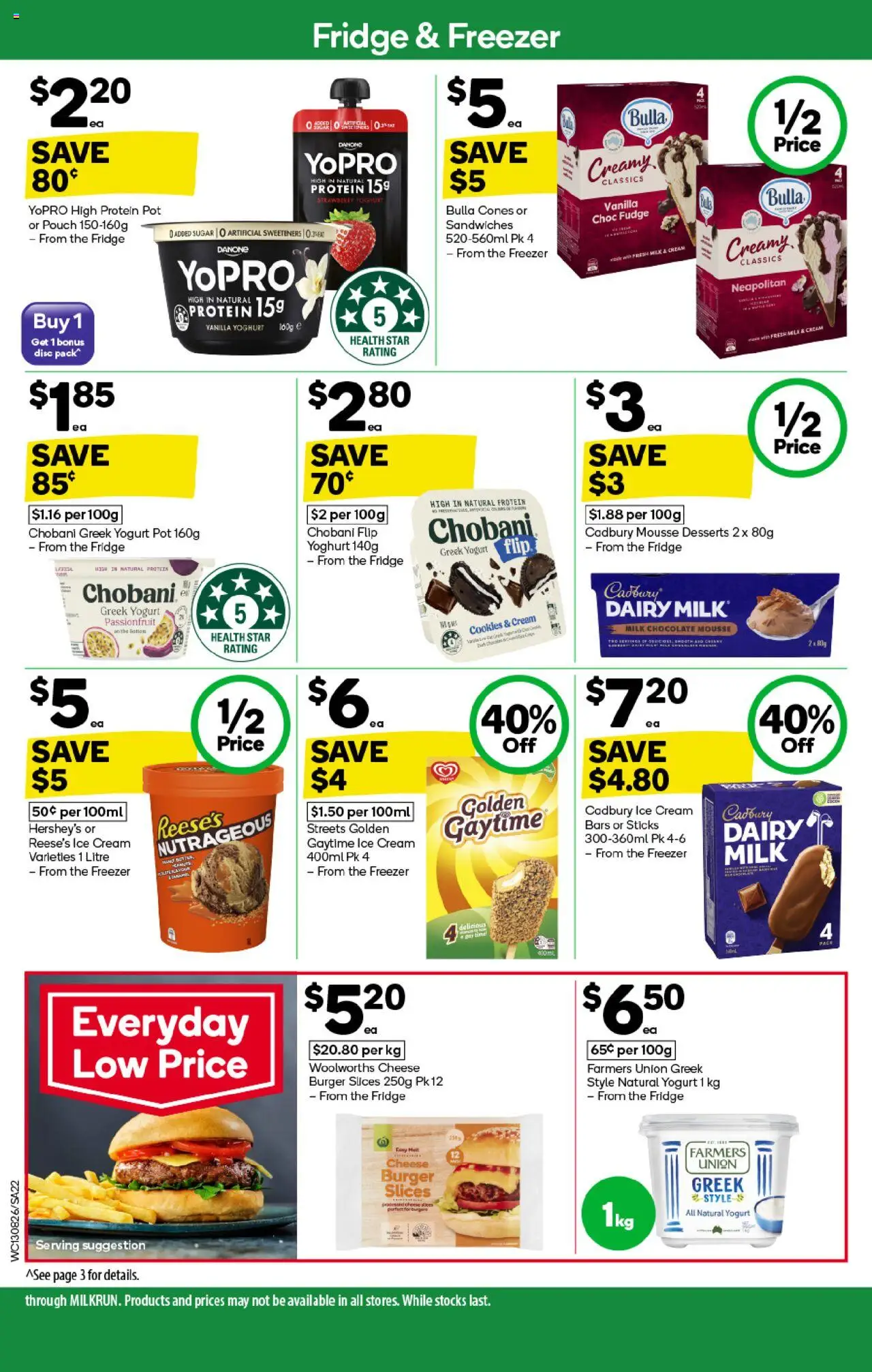 Woolworths catalogue - valid from 13.08.2025 | Page: 22 | Products: Pot, Ice cream, Fridge, Freezer