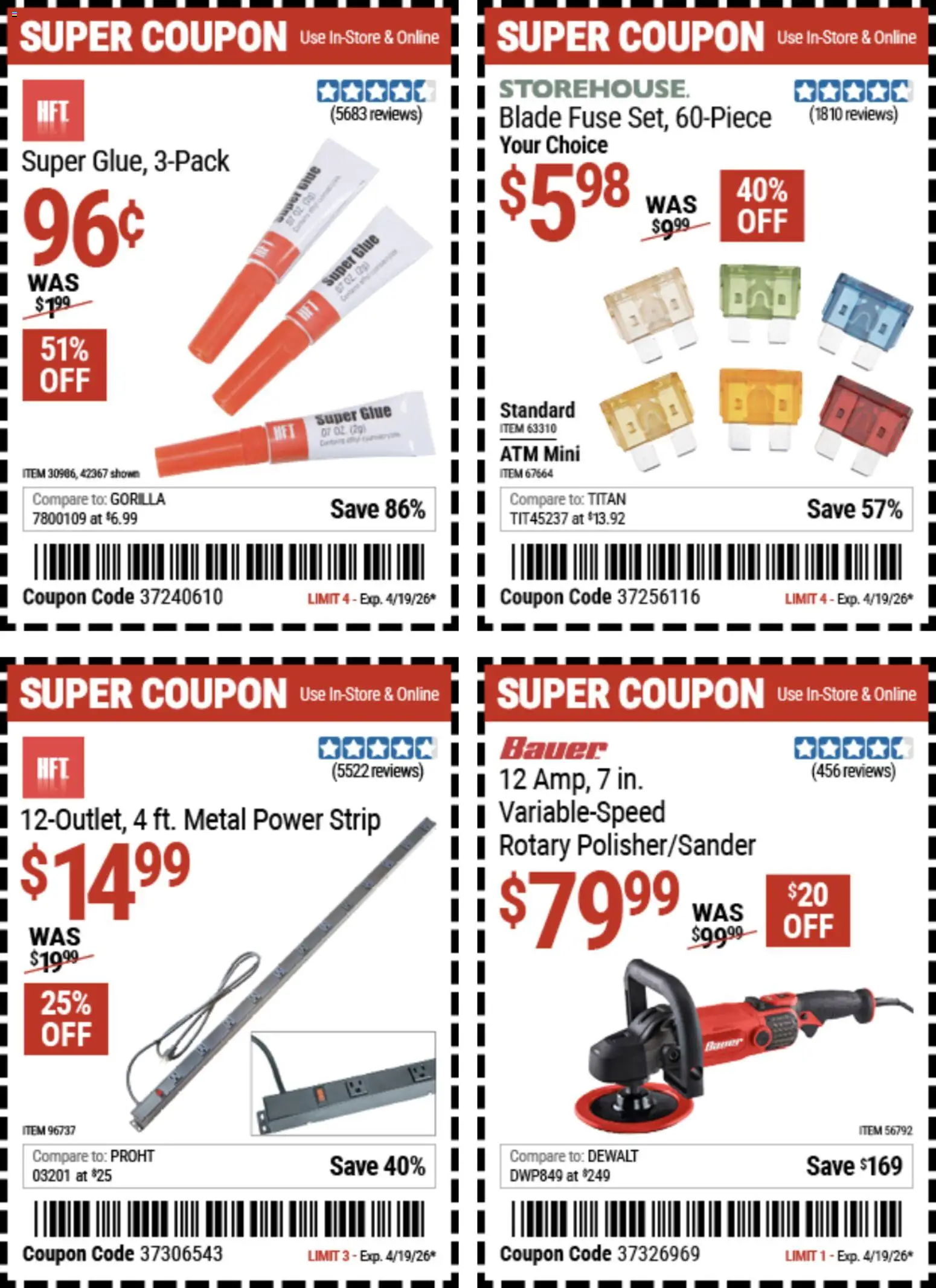 Harbor Freight Spring Black Friday - valid from 14.04.2026 | Page: 19