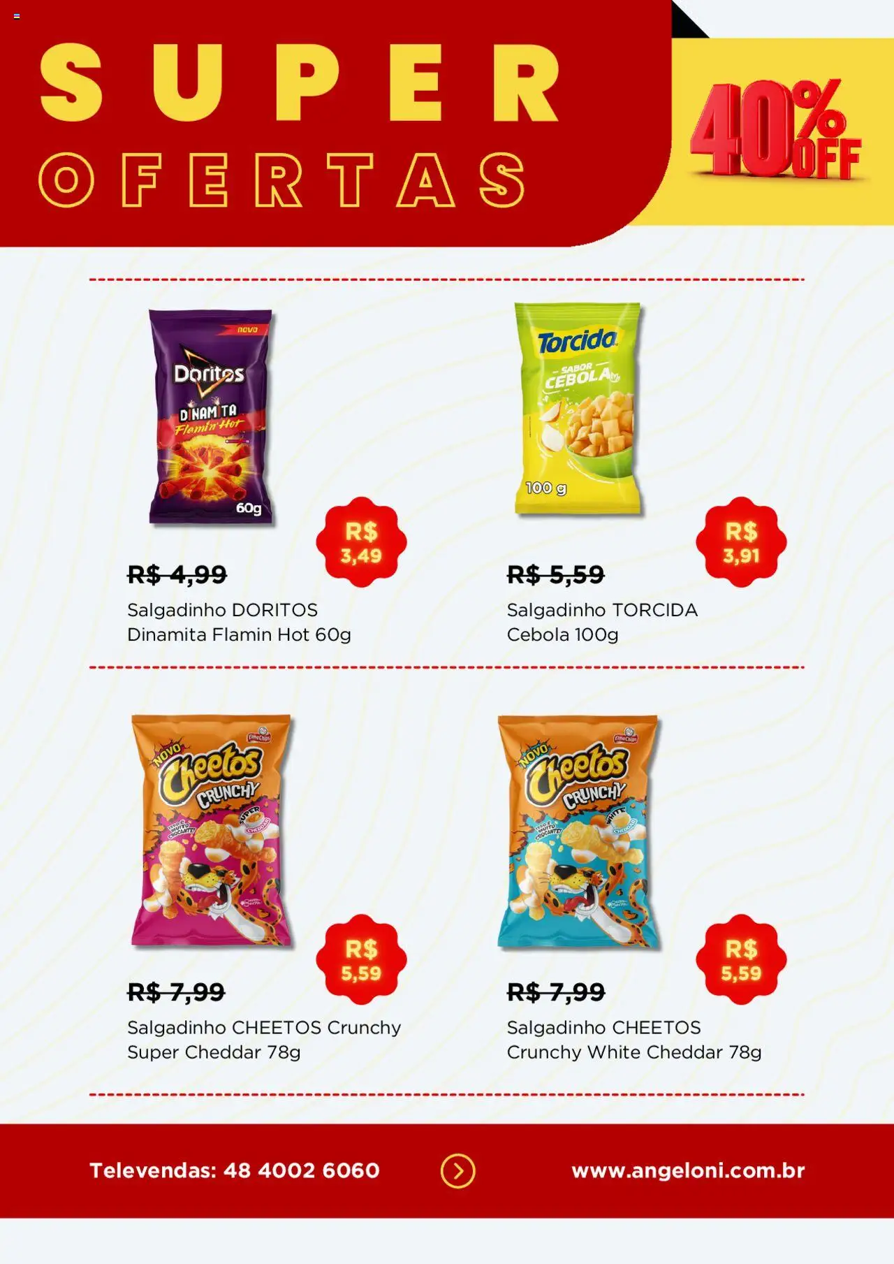 Angeloni Folheto - válido de 10.09.2025 | Página: 3 | Produtos: Cebola, Cheddar, Cheetos