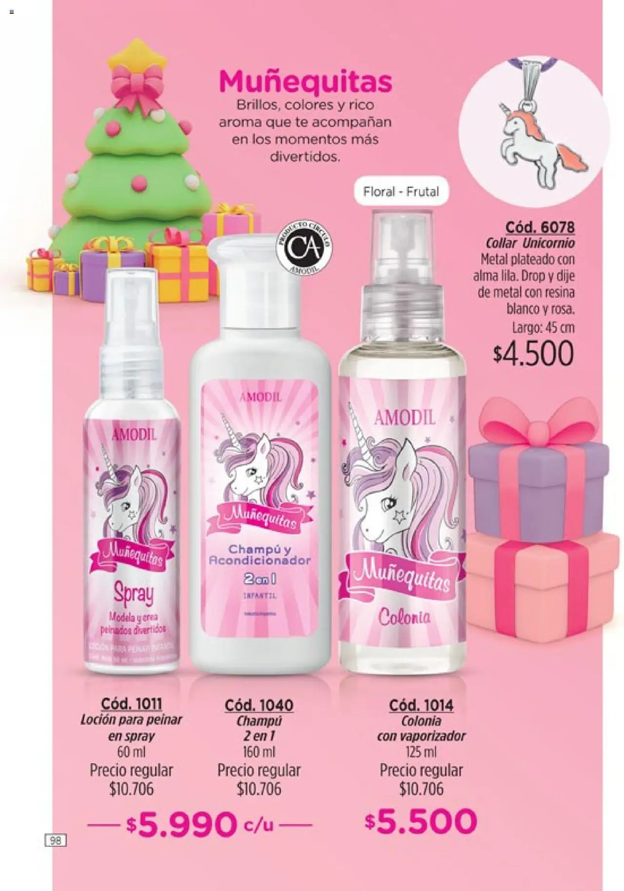 Catálogo Amodil Campaña 17/2025 │ válido desde el 14.10.2025 | Página: 98 | Productos: Collar, Acondicionador, Loción, Té