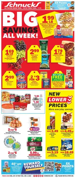 Preview of Schnucks weekly ads valid from 29.10.2025