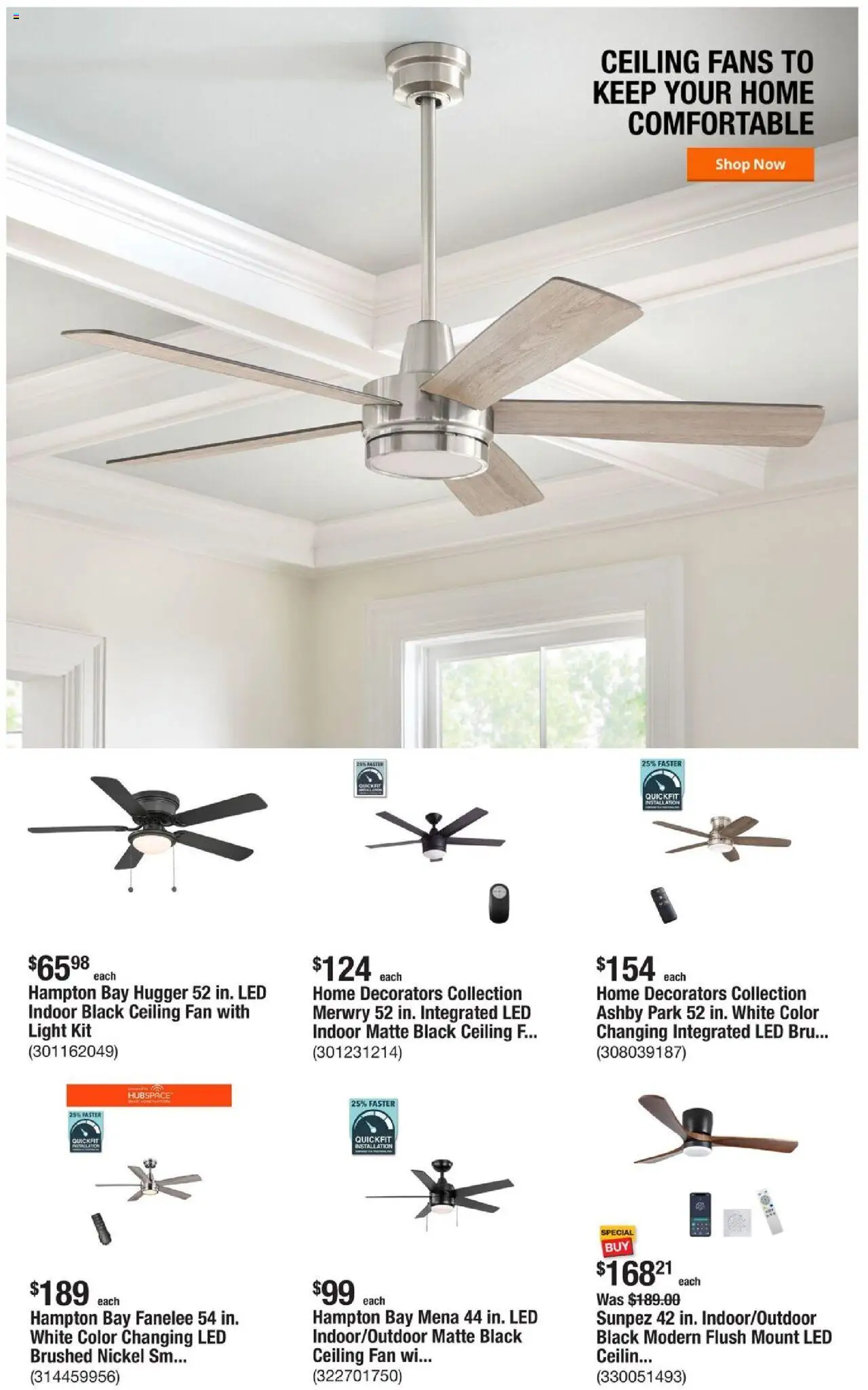 Home Depot Weekly Ad - FL - valid from 18.09.2025 | Page: 4 | Products: Fan