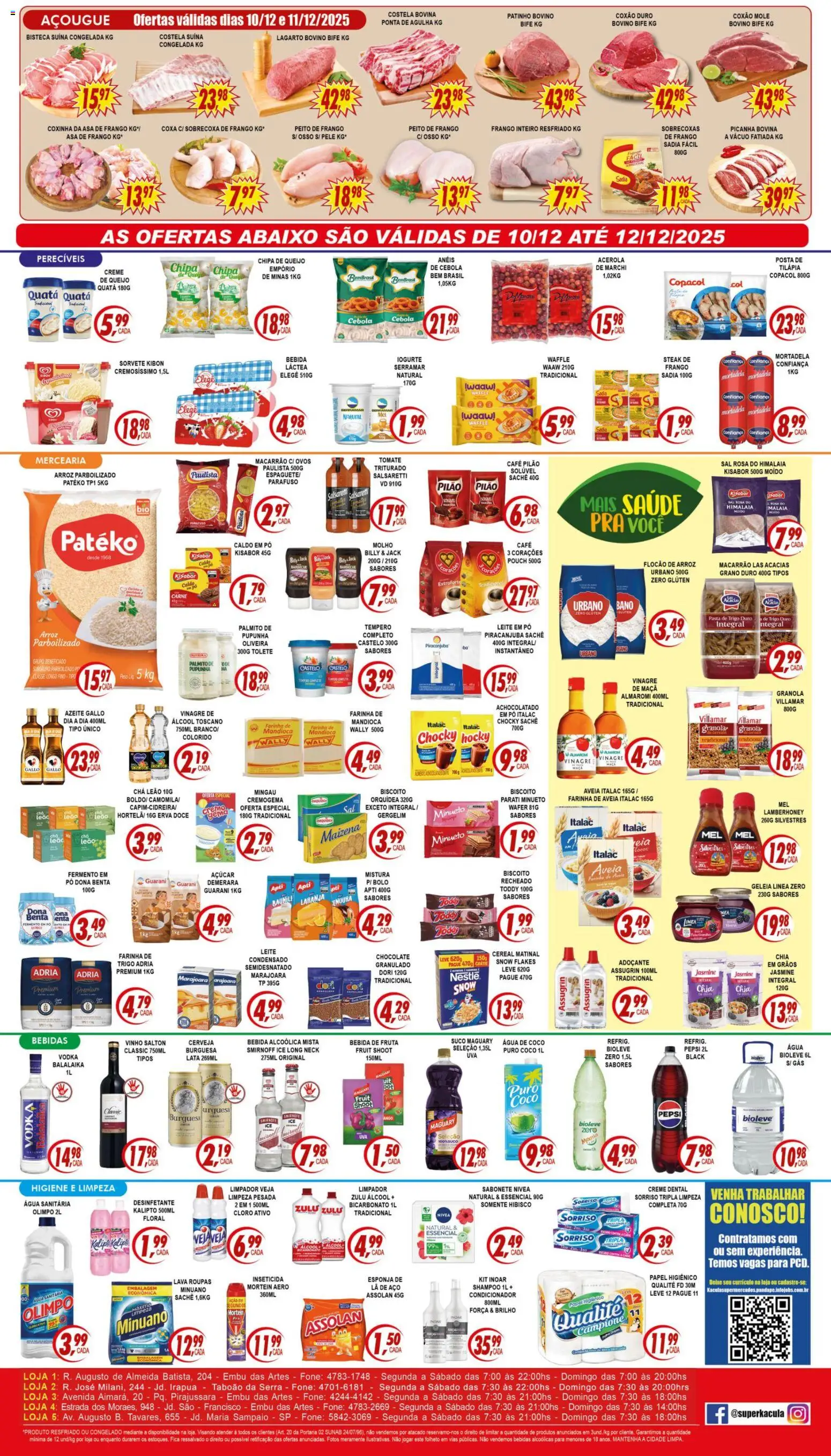 Kaçula Folheto - válido de 10.12.2025 | Página: 2 | Produtos: Condicionador, Chá, Granola, Leite condensado