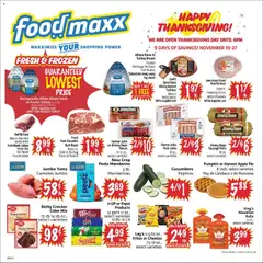 Preview of FoodMaxx weekly ads valid from 19.11.2025