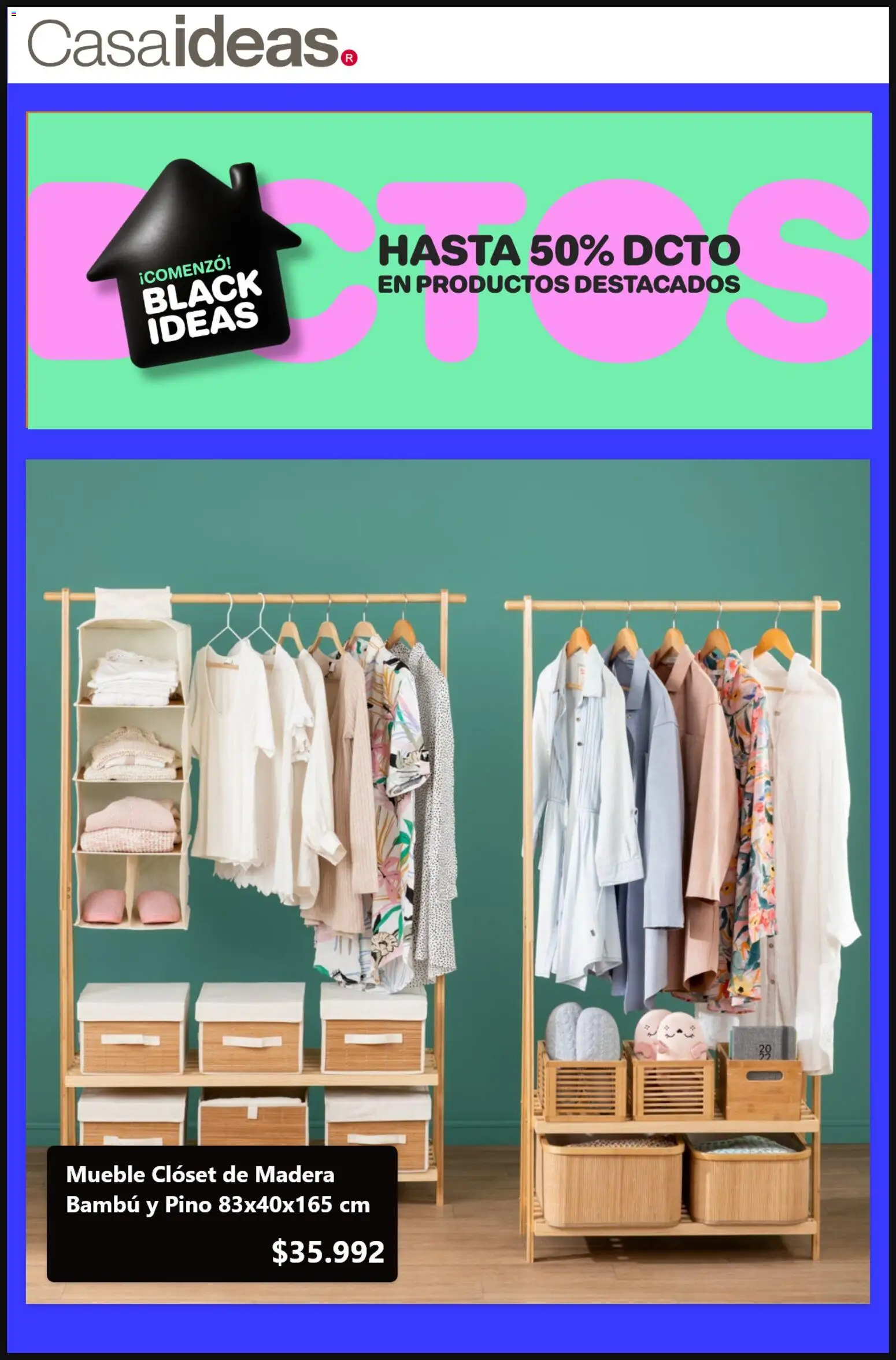 Black Friday Casaideas │ válido desde el 26.11.2025 | Página: 4 | Productos: Closet