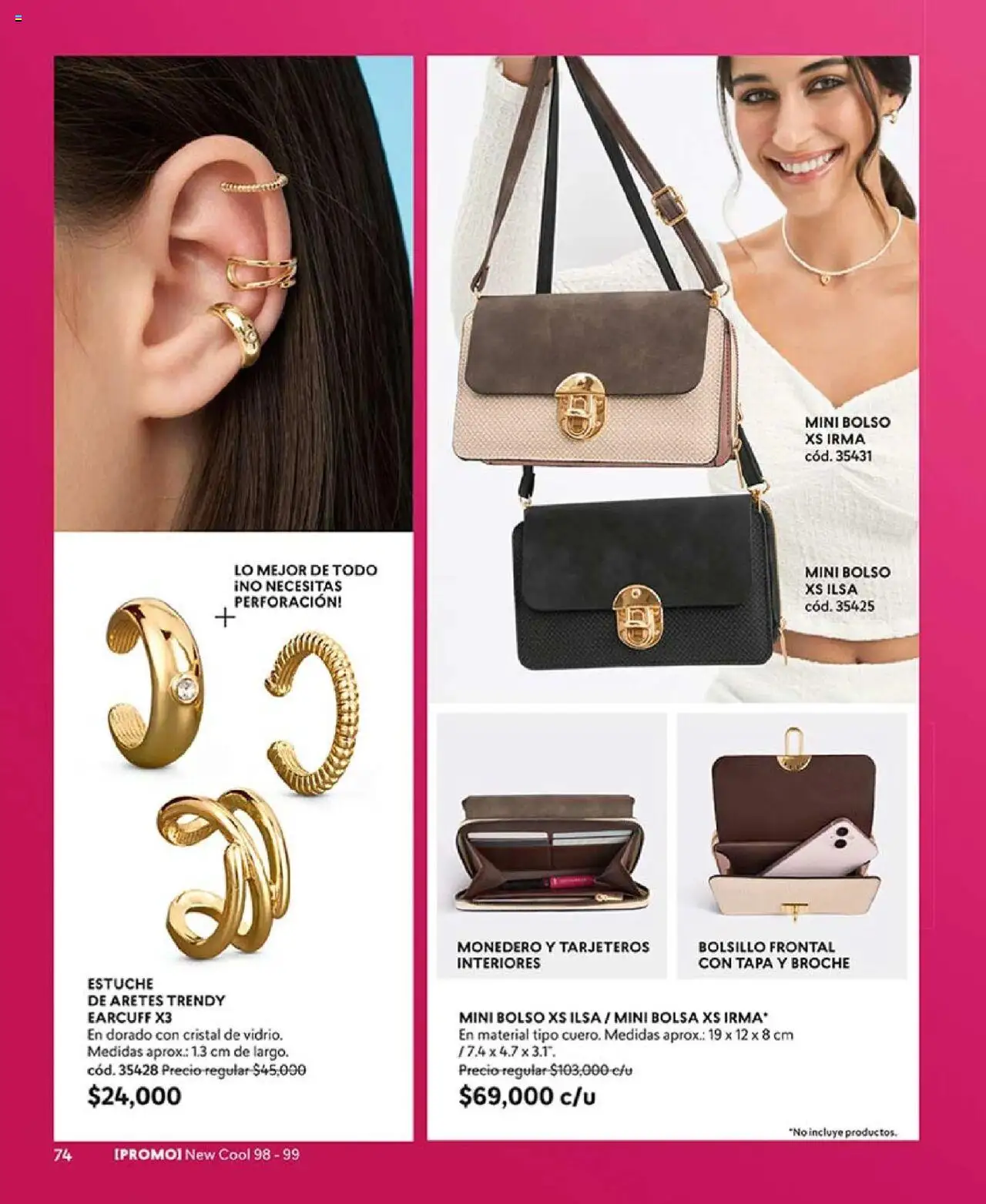 CyZone revista - valida desde el 05.05.2025 | Página: 82 | Productos: Bolso, Estuche, Aretes, Monedero