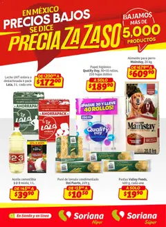 Vista previa de Soriana - Preciazazaso Híper: BCS, Jal, Nay, Sin, Son, nuevo folleto de la tienda, válido en México a partir del 30.01.2026