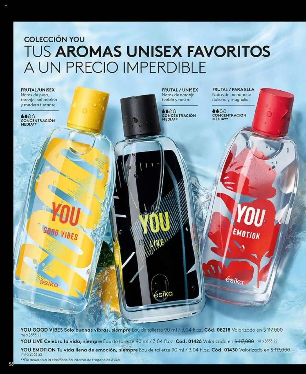 Ésika revista - valida desde el 05.09.2025 | Página: 56 | Productos: Sal, Eau de toilette