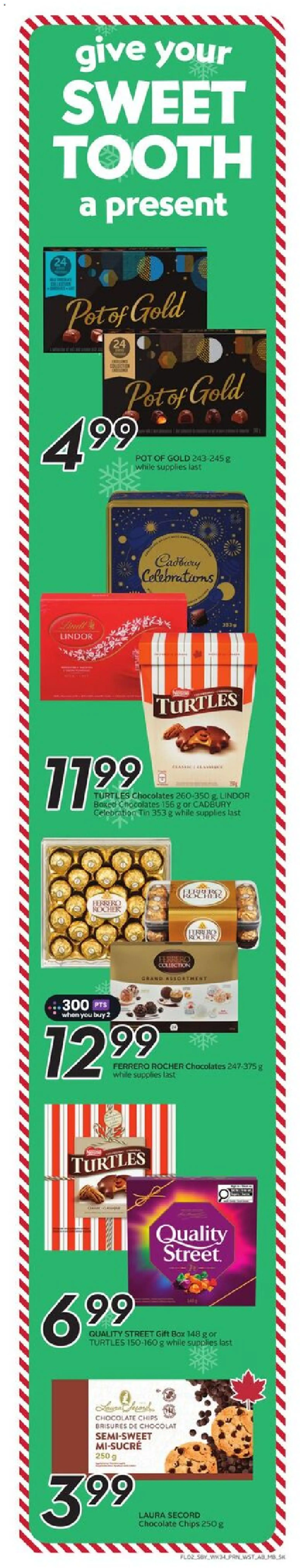 Sobeys flyer valid from 18.12.2025 | Page: 3 | Products: Chips, Box, Chocolate