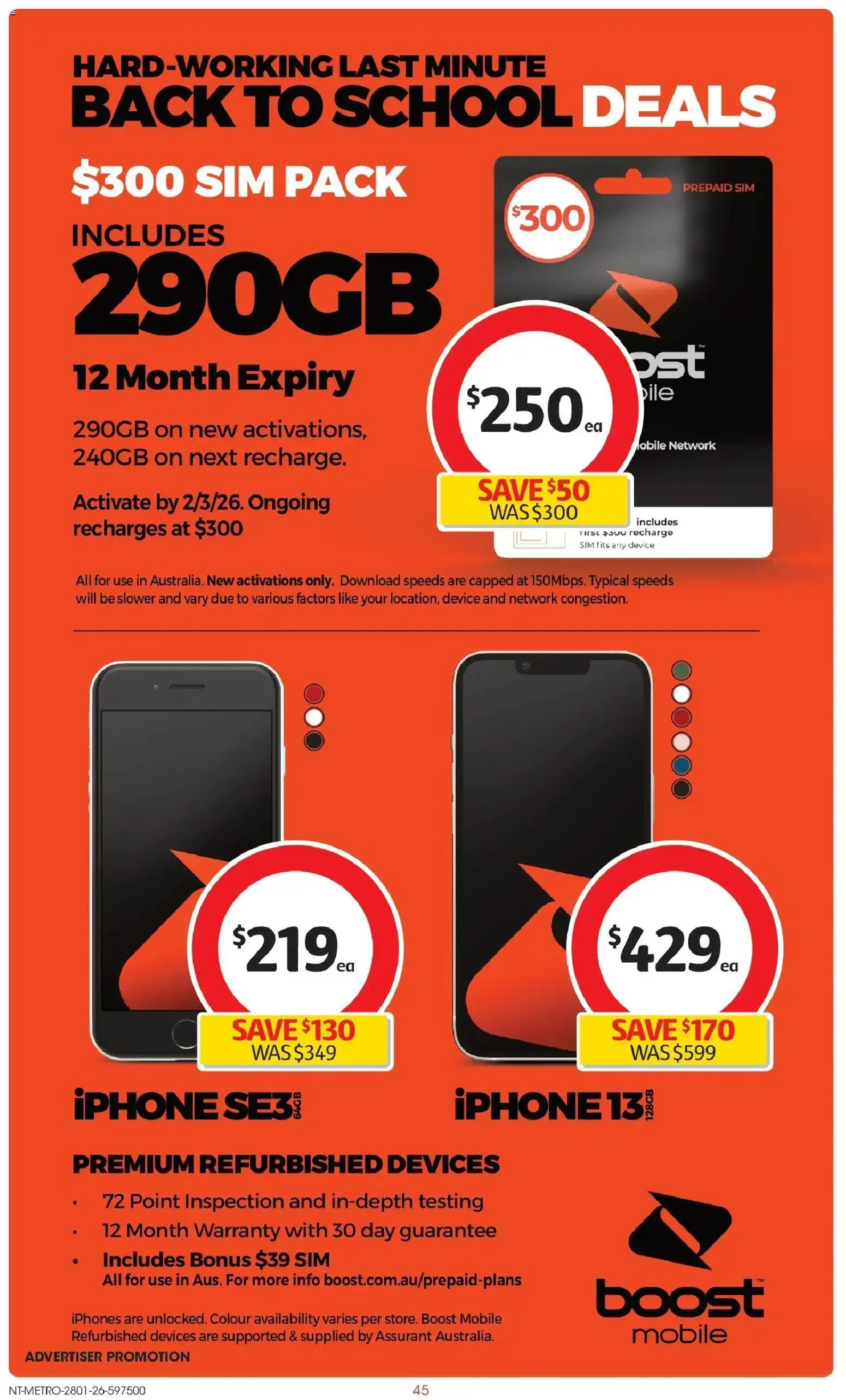 Coles catalogue - valid from 28.01.2026 | Page: 45 | Products: Device, Iphone, Mobile