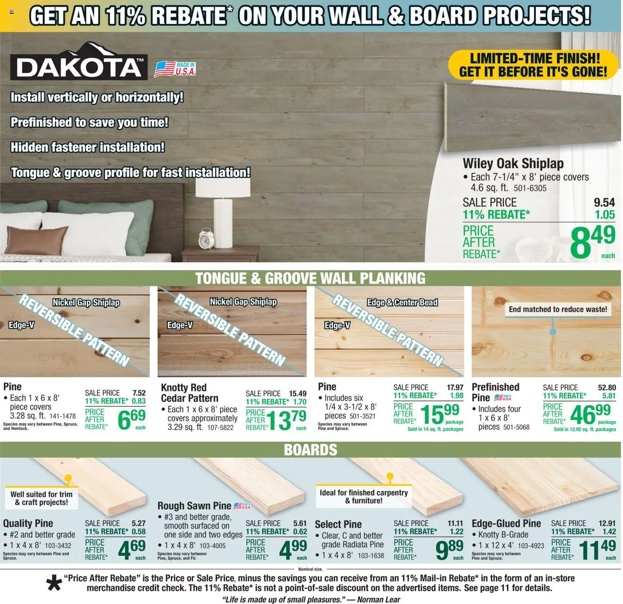 Menards Weekly Ad - valid from 06.08.2025 | Page: 5 | Products: Fastener, Trim