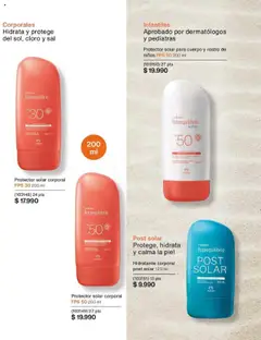 Natura catálogo válido desde el 15.07.2025 | Página: 140 | Productos: Sal, Cloro, Protector solar