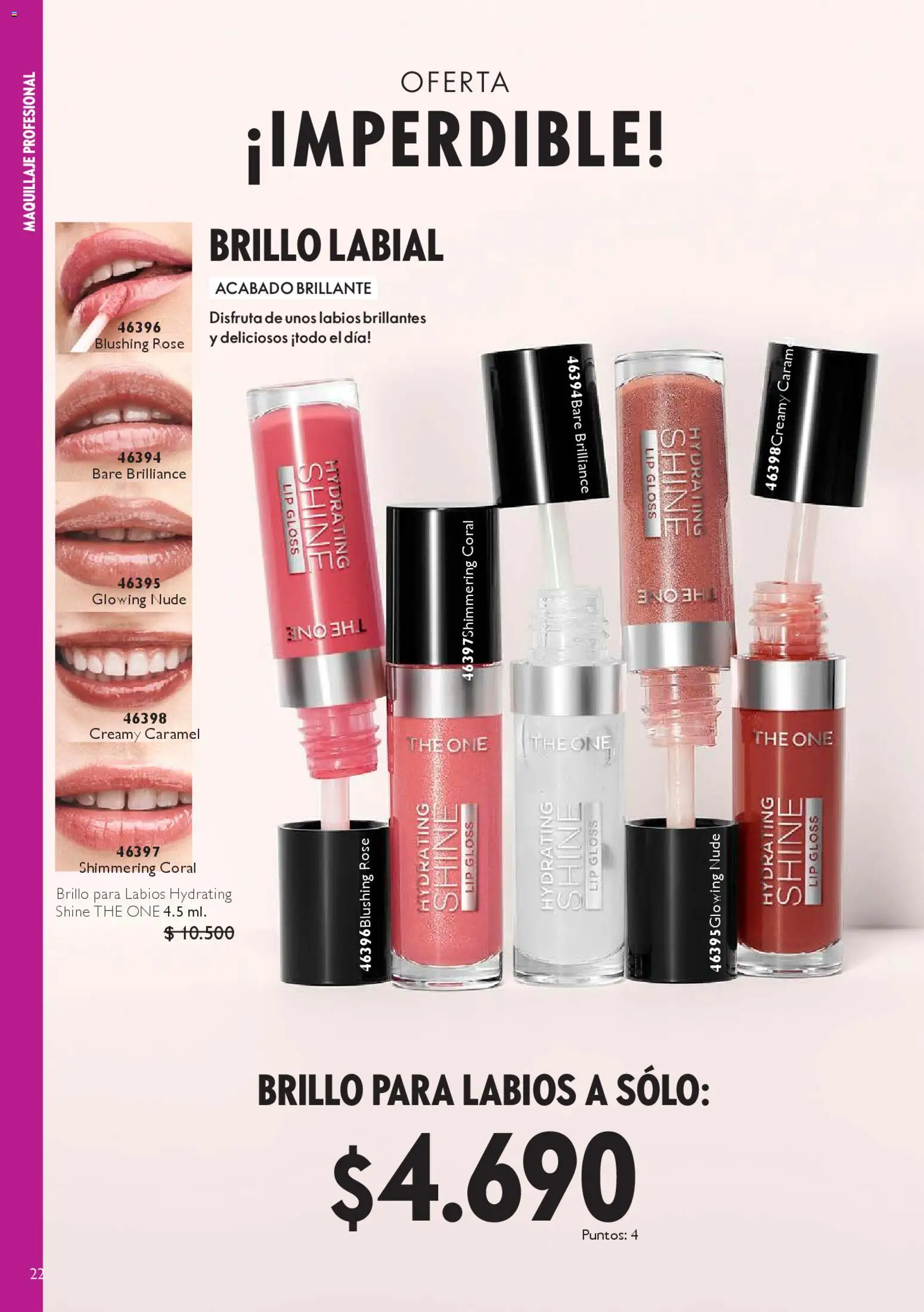Oriflame catálogo │ válido desde el 27.12.2025 | Página: 22 | Productos: Brillo, Maquillaje, Labial
