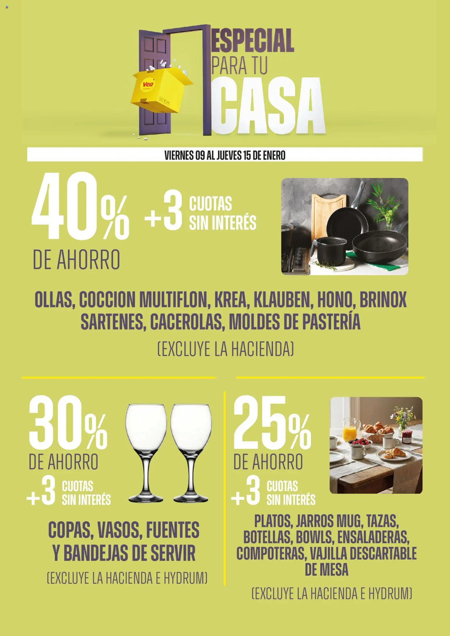 Vea - Ofertas especial para tu casa │ válido desde el 09.01.2026 | Página: 7 | Productos: Mesa