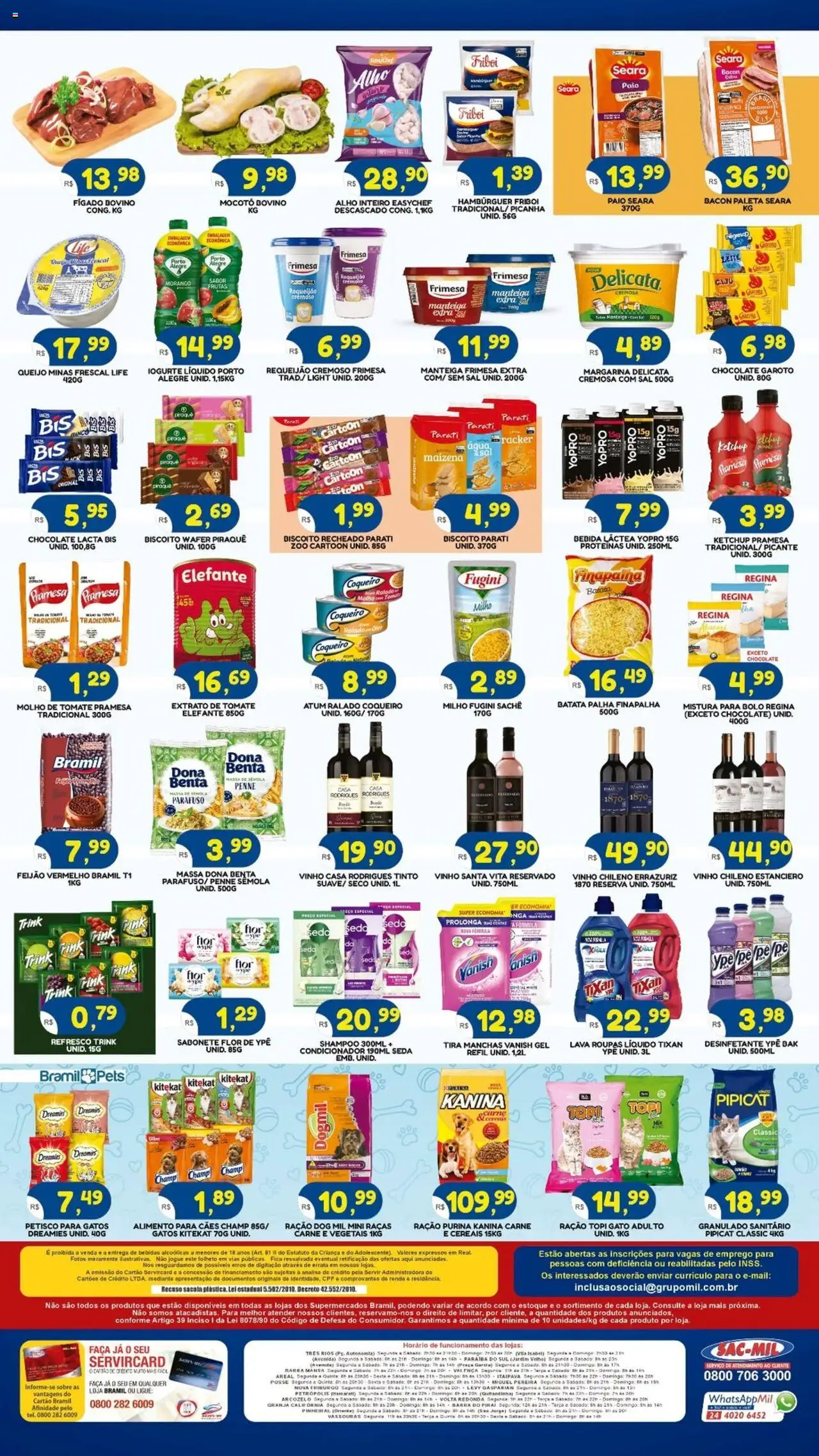 Bramil Supermercados Folheto - válido de 18.08.2025 | Página: 2 | Produtos: Refresco, Manteiga, Roupas, Vanish