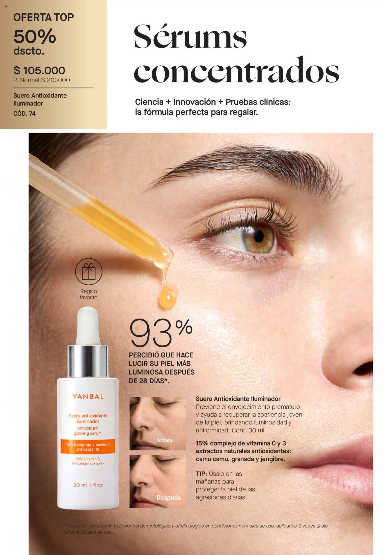 Yanbal revista - valida desde el 08.11.2025 | Página: 94 | Productos: Iluminador, Serum, Top