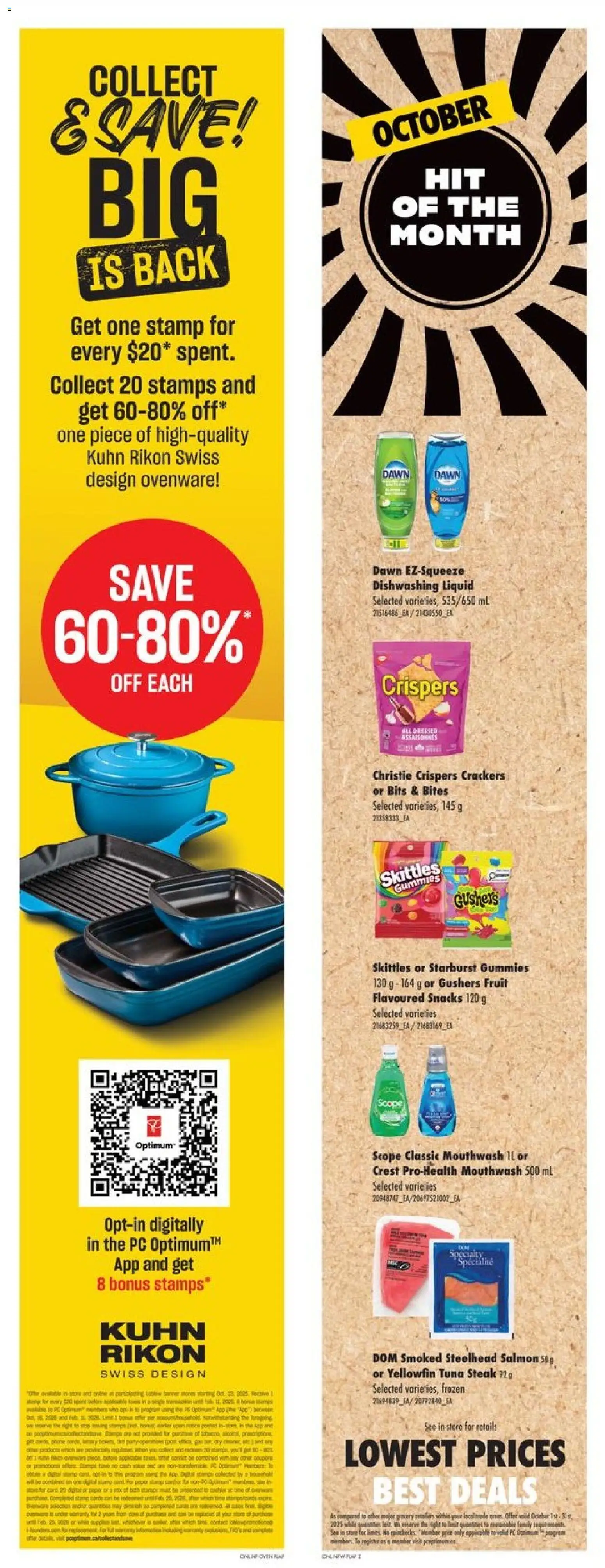 No Frills flyer valid from 23.10.2025 | Page: 2 | Products: PC, Soap, Mouthwash