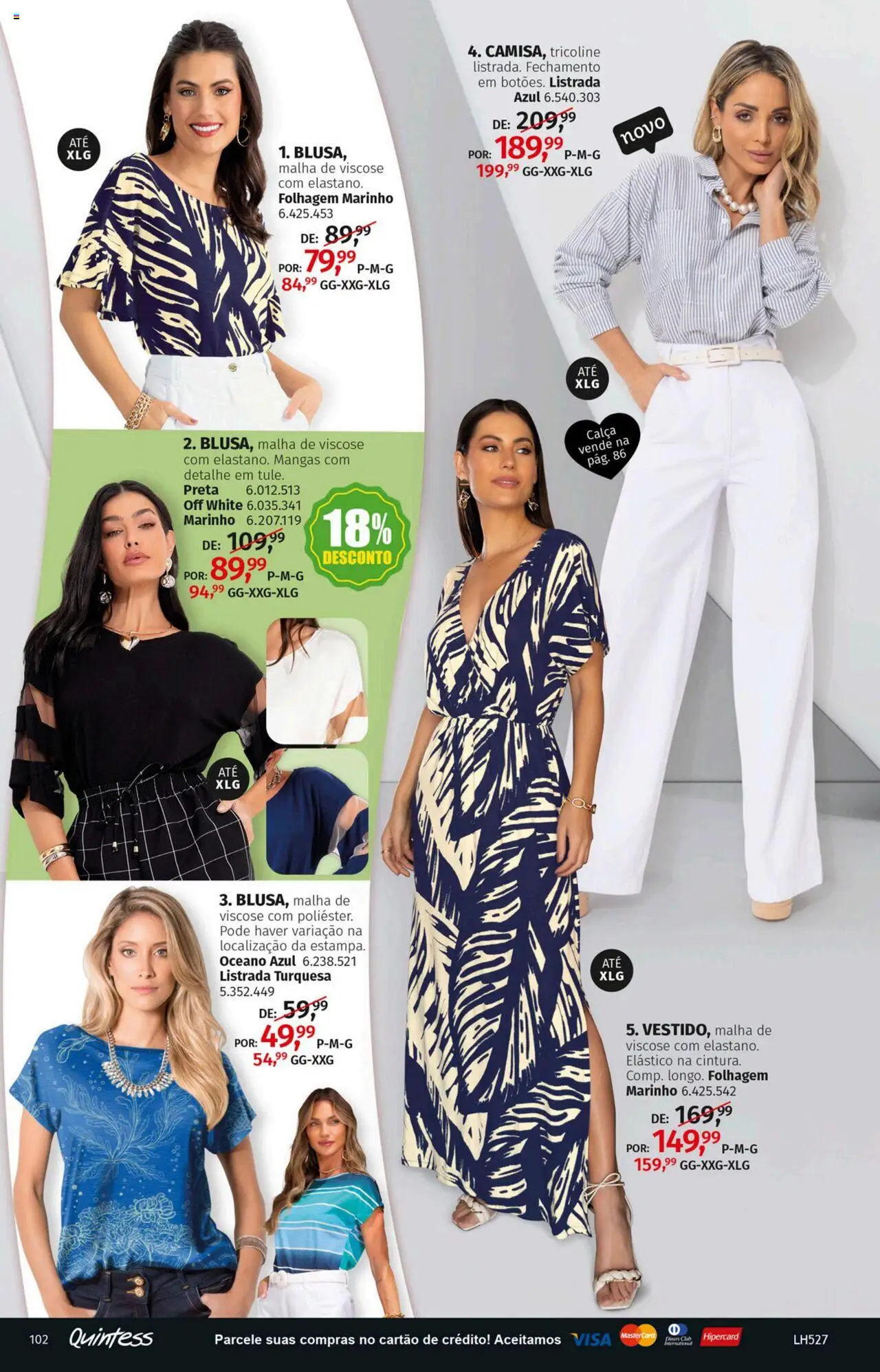 Quatro Estações Folheto - válido de 01.03.2025 | Página: 104 | Produtos: Calça, Mangas