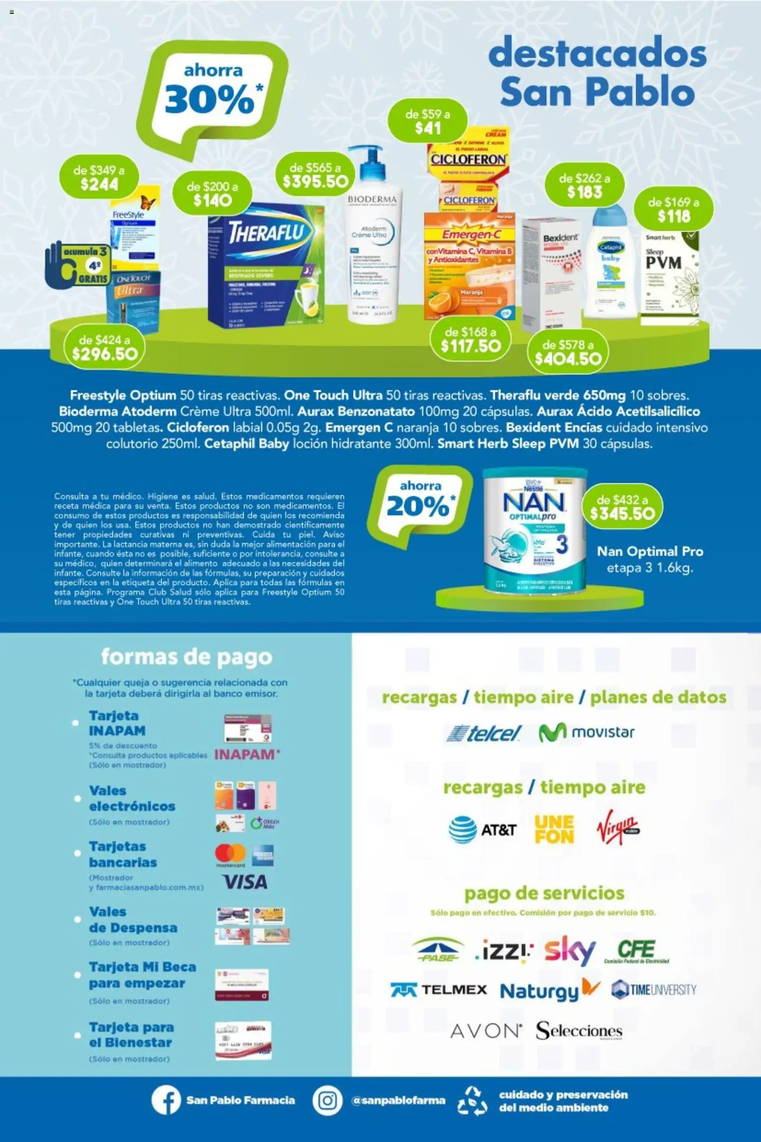 Nuevas ofertas de Farmacia San Pablo válidas en toda la República Mexicana desde el 14.12.2025. ¡Encuentra las mejores ofertas en Farmacia San Pablo catálogo! | Página: 15