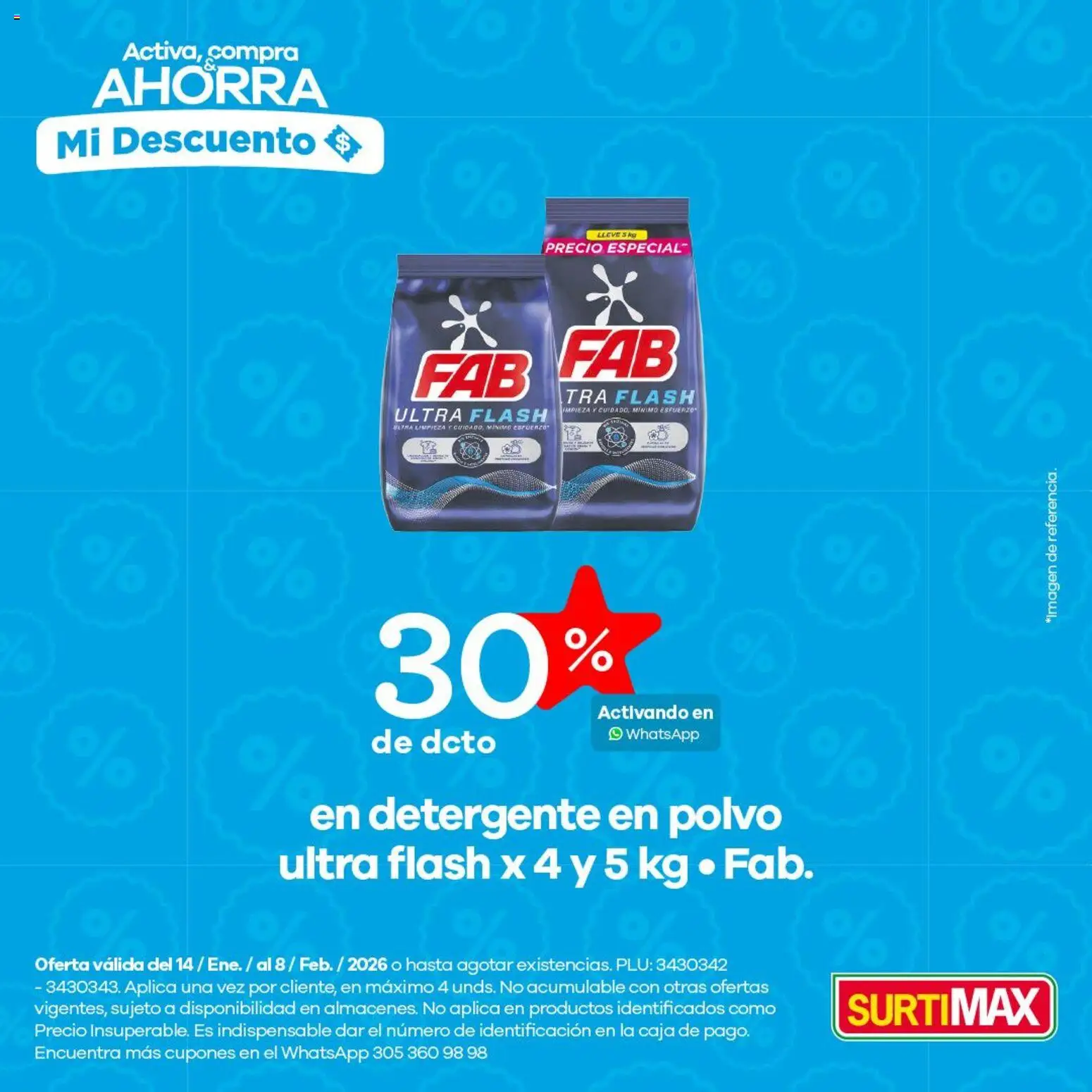 Surtimax revista - valida desde el 14.01.2026 | Página: 1 | Productos: Caja, Polvo, Detergente