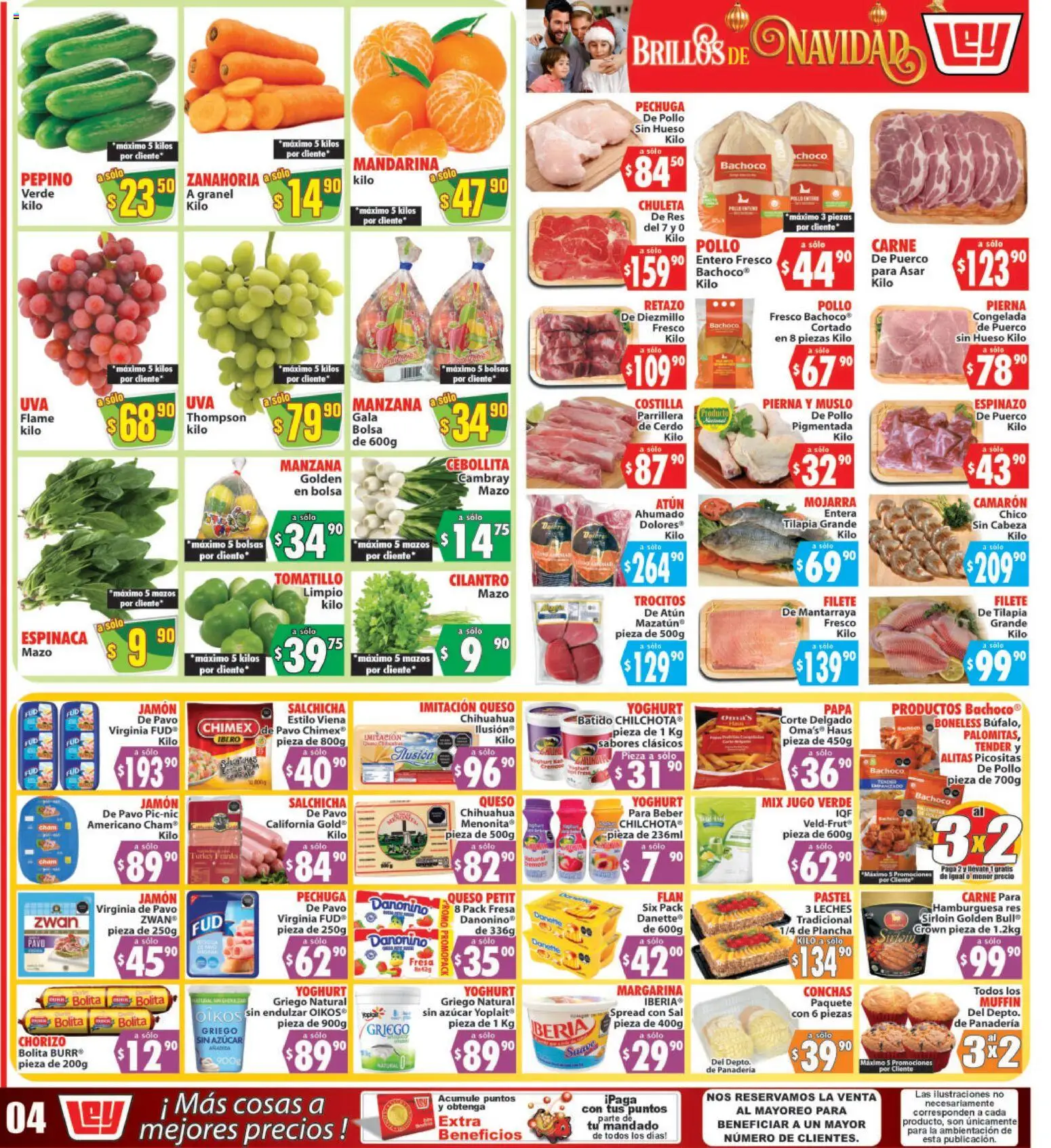 Nuevas ofertas de Casa Ley válidas en toda la República Mexicana desde el 15.11.2025. ¡Encuentra las mejores ofertas en Casa Ley folleto Autoservicio! | Página: 2 | Productos: Pastel, Jugo, Chorizo, Panadería