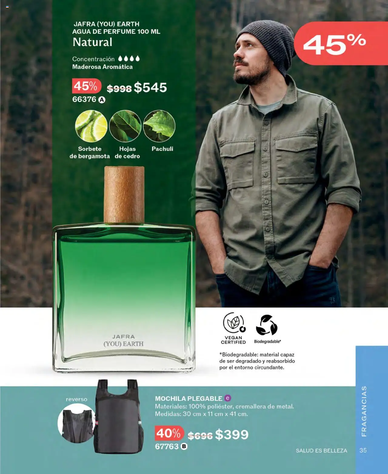 Nuevas ofertas de JAFRA válidas en toda la República Mexicana desde el 01.10.2025. ¡Encuentra las mejores ofertas en JAFRA - Catálogo! | Página: 35 | Productos: Agua, Mochila, Perfume