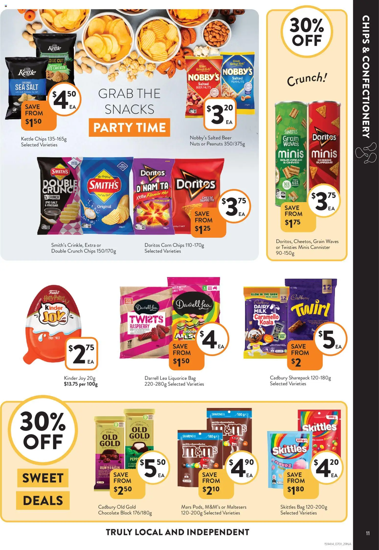 Foodworks catalogue - valid from 07.01.2026 | Page: 11 | Products: Sour cream, Peanuts, Vinegar, Bag