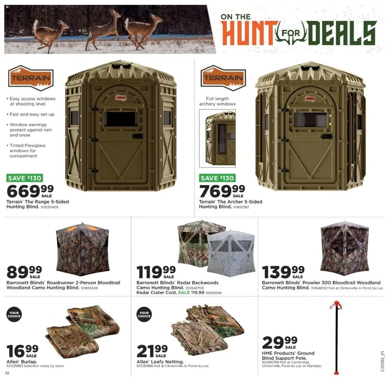 Mills Fleet Farm On the Hunt for Deals - valid from 25.09.2025 | Page: 10 | Products: Archery