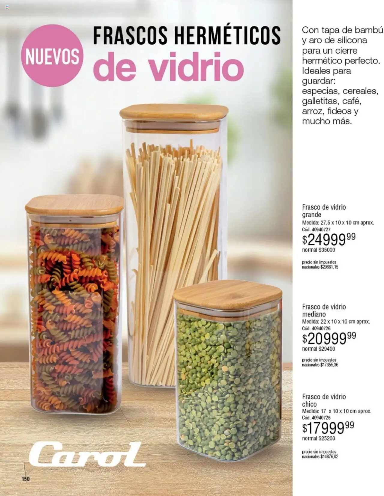Millanel catálogo │ válido desde el 15.09.2025 | Página: 150 | Productos: Frasco, Fideos