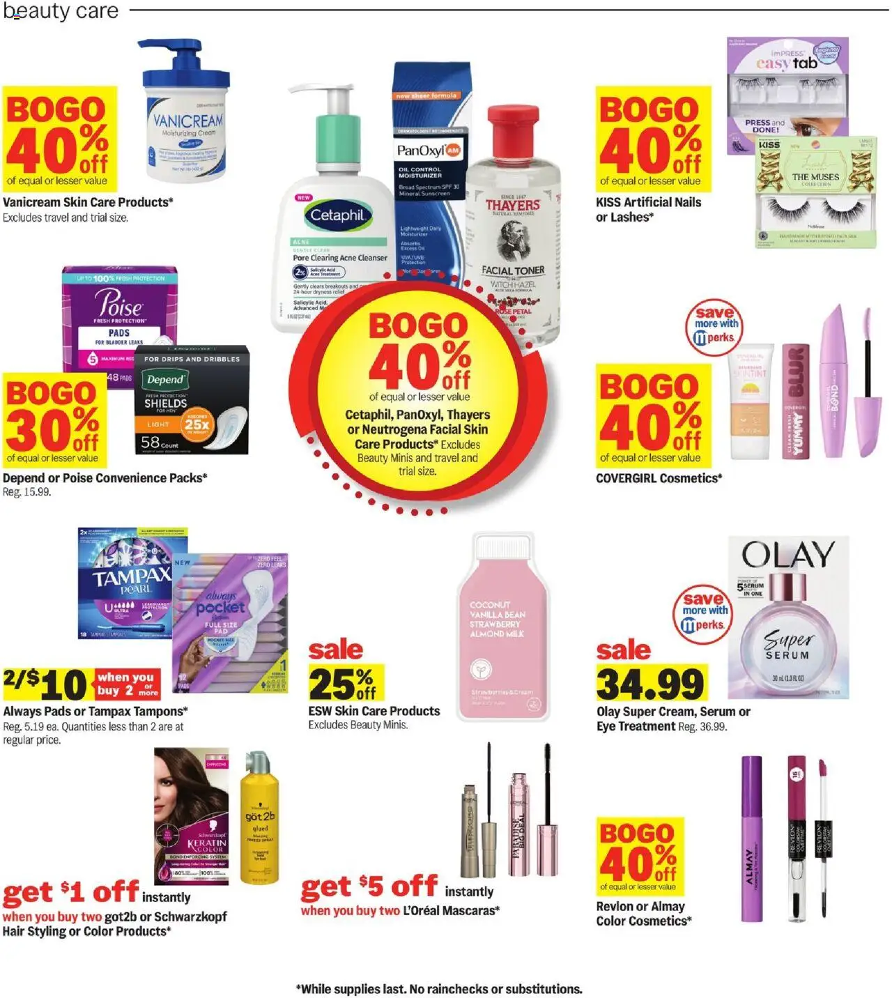 Meijer Weekly Ad - valid from 10.09.2025 | Page: 35 | Products: Milk, Oil, Aloe Vera, Pads