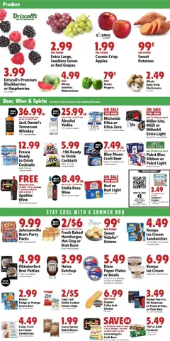Festival Foods Weekly Ad - valid from 23.07.2025 | Page: 2 | Products: Beer, Ketchup, Cream, Potatoes