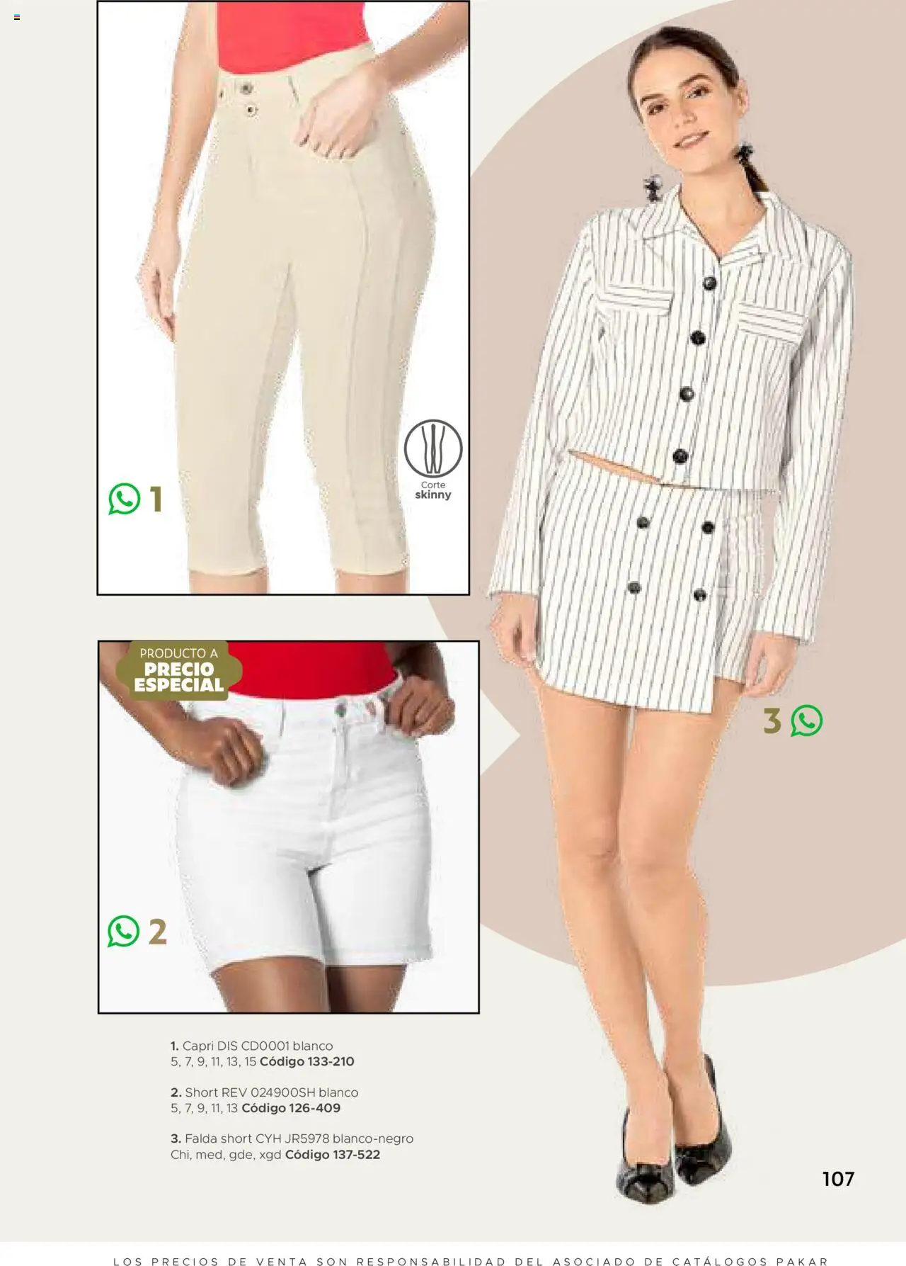 Nuevas ofertas de SC Pakar válidas en toda la República Mexicana desde el 24.07.2025. ¡Encuentra las mejores ofertas en SC Pakar Catálogo Ropa y Accesorios! | Página: 107 | Productos: Falda, Short
