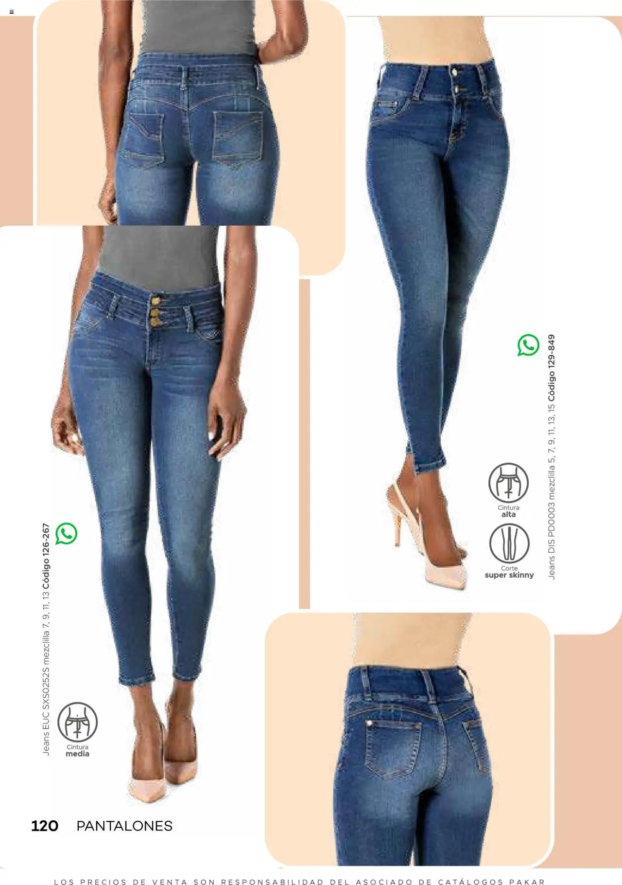 Nuevas ofertas de SC Pakar válidas en toda la República Mexicana desde el 31.01.2025. ¡Encuentra las mejores ofertas en SC Pakar catálogo Ropa! | Página: 120 | Productos: Pantalones