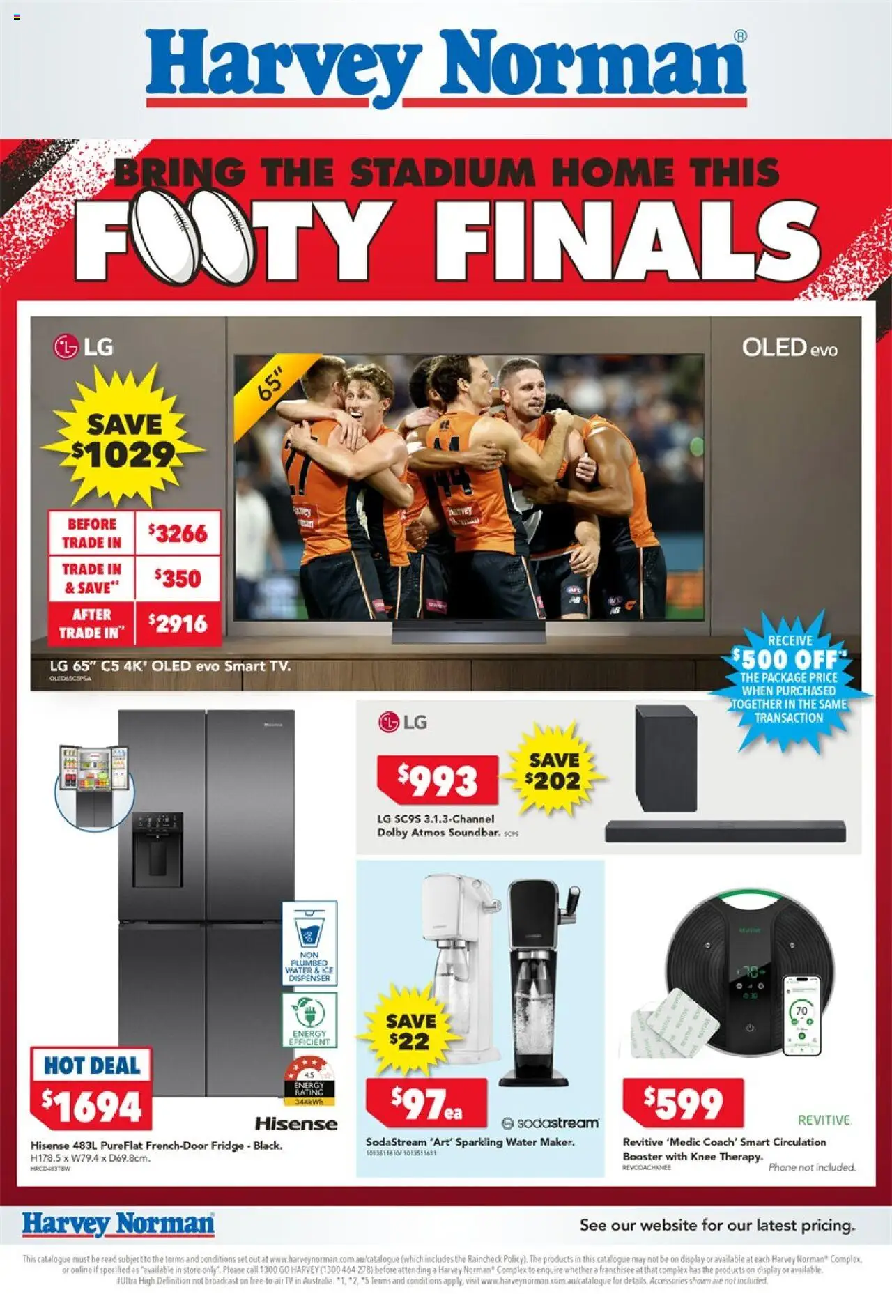Harvey Norman catalogue - valid from 18.09.2025 | Page: 1 | Products: Water, Accessories, Phone, Tv