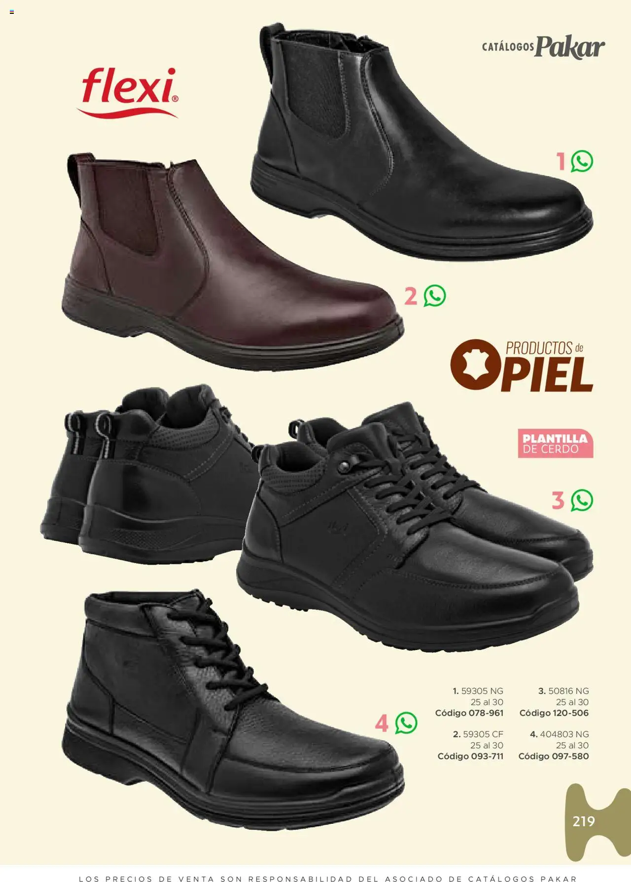 Nuevas ofertas de SC Pakar válidas en toda la República Mexicana desde el 24.07.2025. ¡Encuentra las mejores ofertas en SC Pakar - Catálogo Hombre otoño / invierno! | Página: 219 | Productos: Cerdo