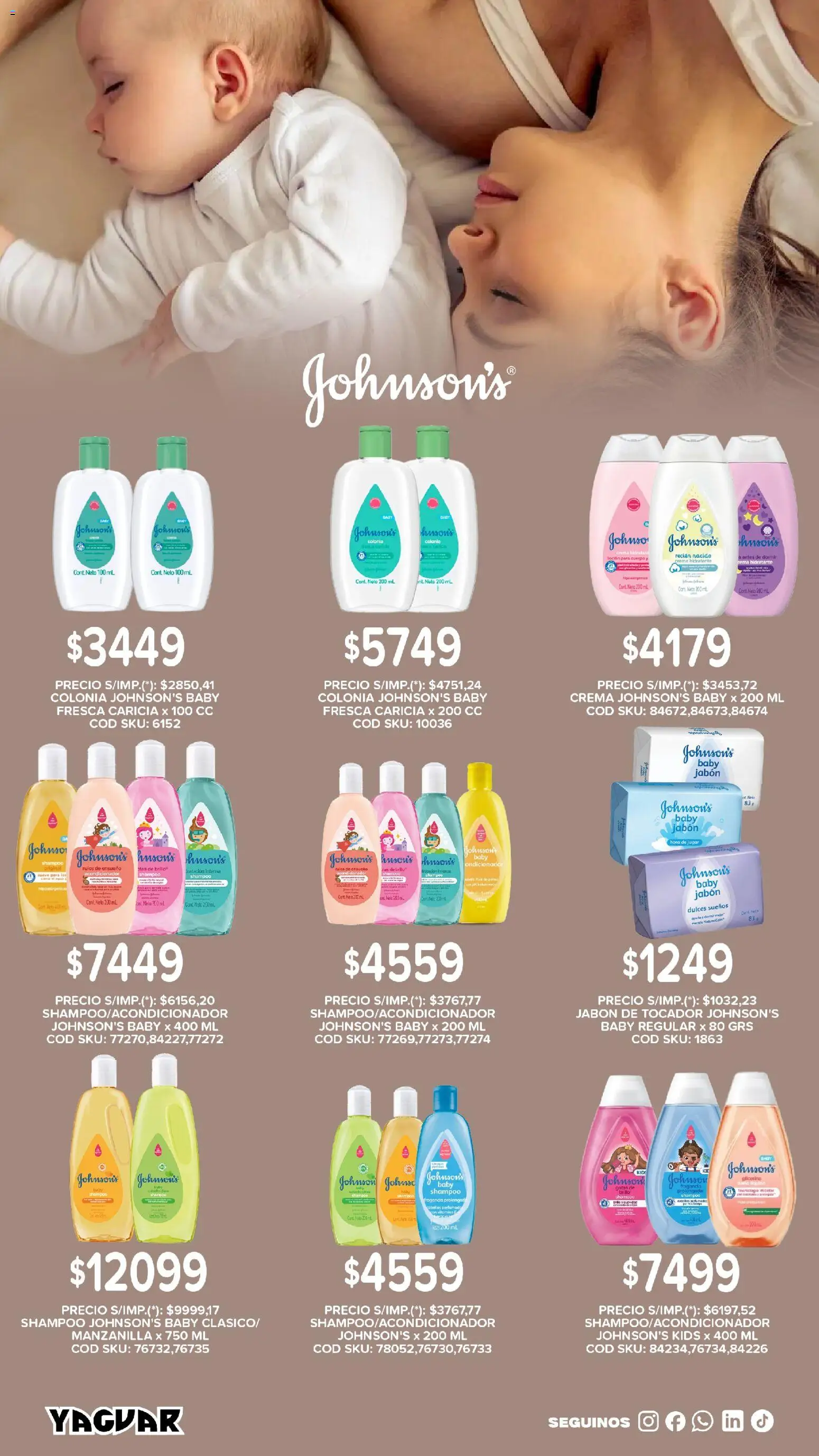 Yaguar - Aliados de tu bolsillo Buenos Aires │ válido desde el 16.03.2026 | Página: 8 | Productos: Fragancia, Shampoo, Loción, Crema