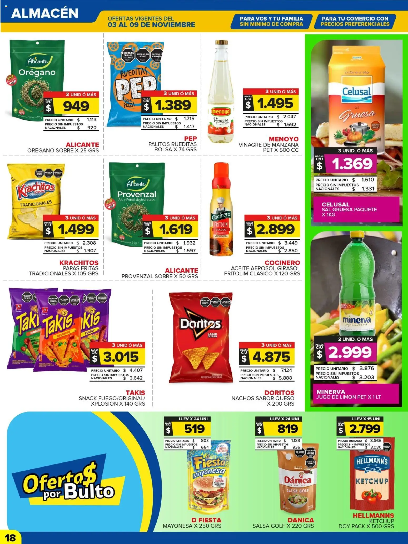 Carrefour Maxi catálogo - Jujuy │ válido desde el 03.11.2025 | Página: 20 | Productos: Peso, Sobre, Vinagre, Mayonesa